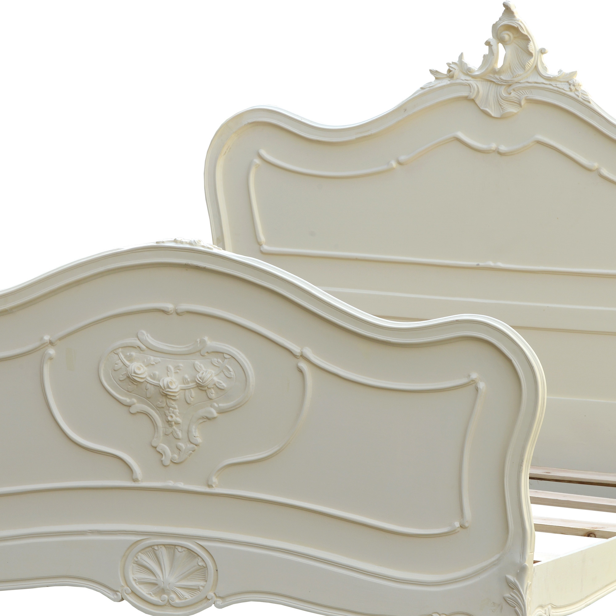 French Style Bed - Cream