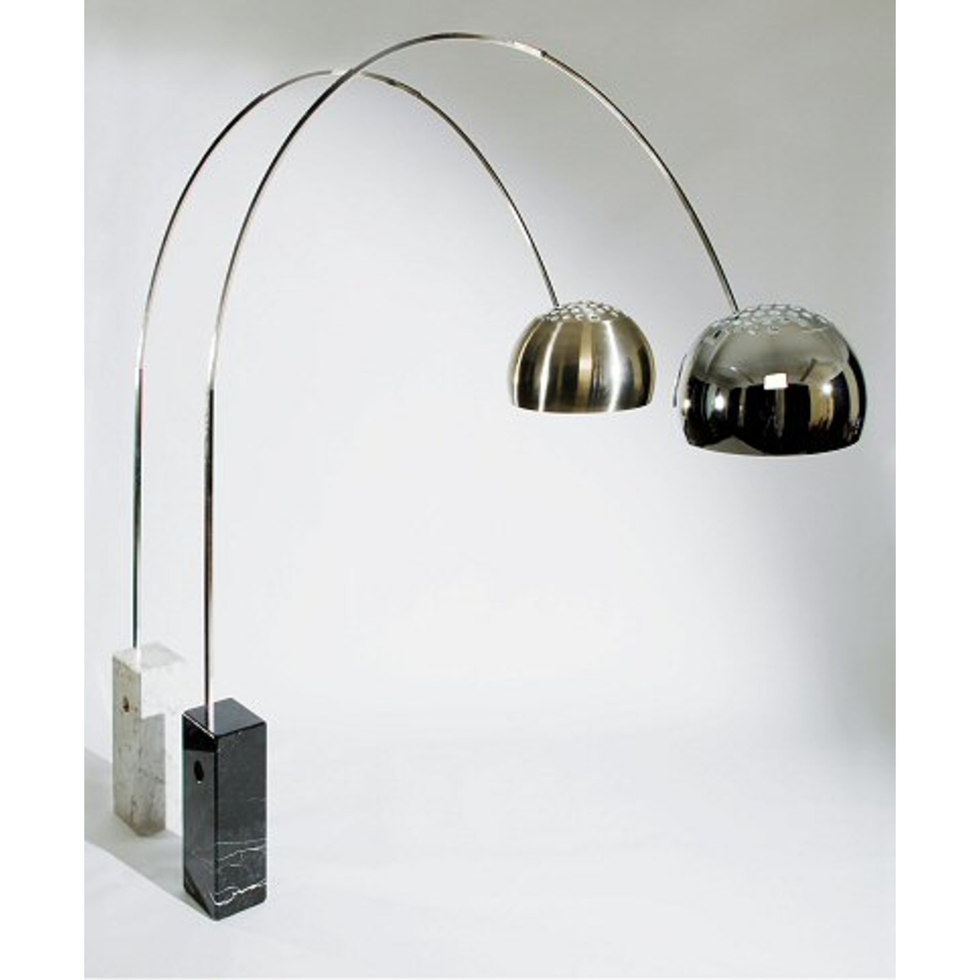 Arco Floor Lamp - White Square Base