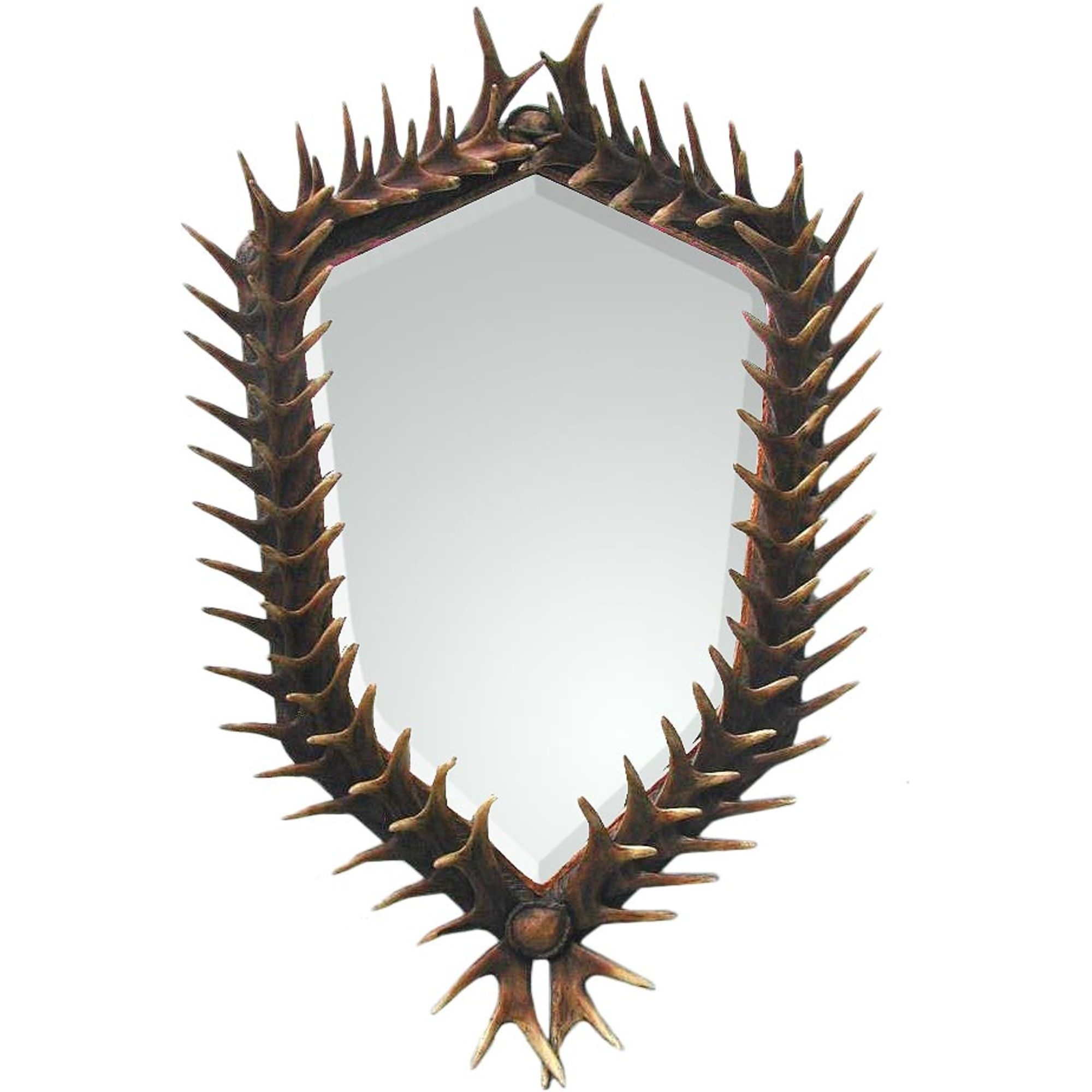 Antler Bevelled Mirror