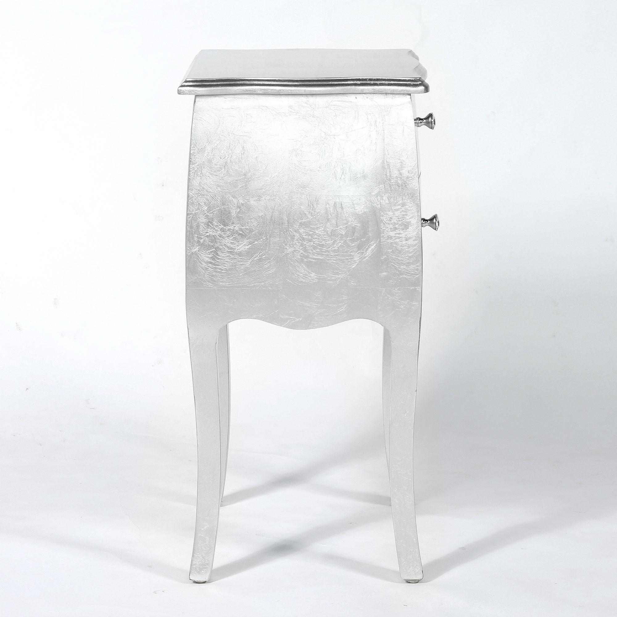 The Alchemist Bedside Table - Silver Gilt Leaf