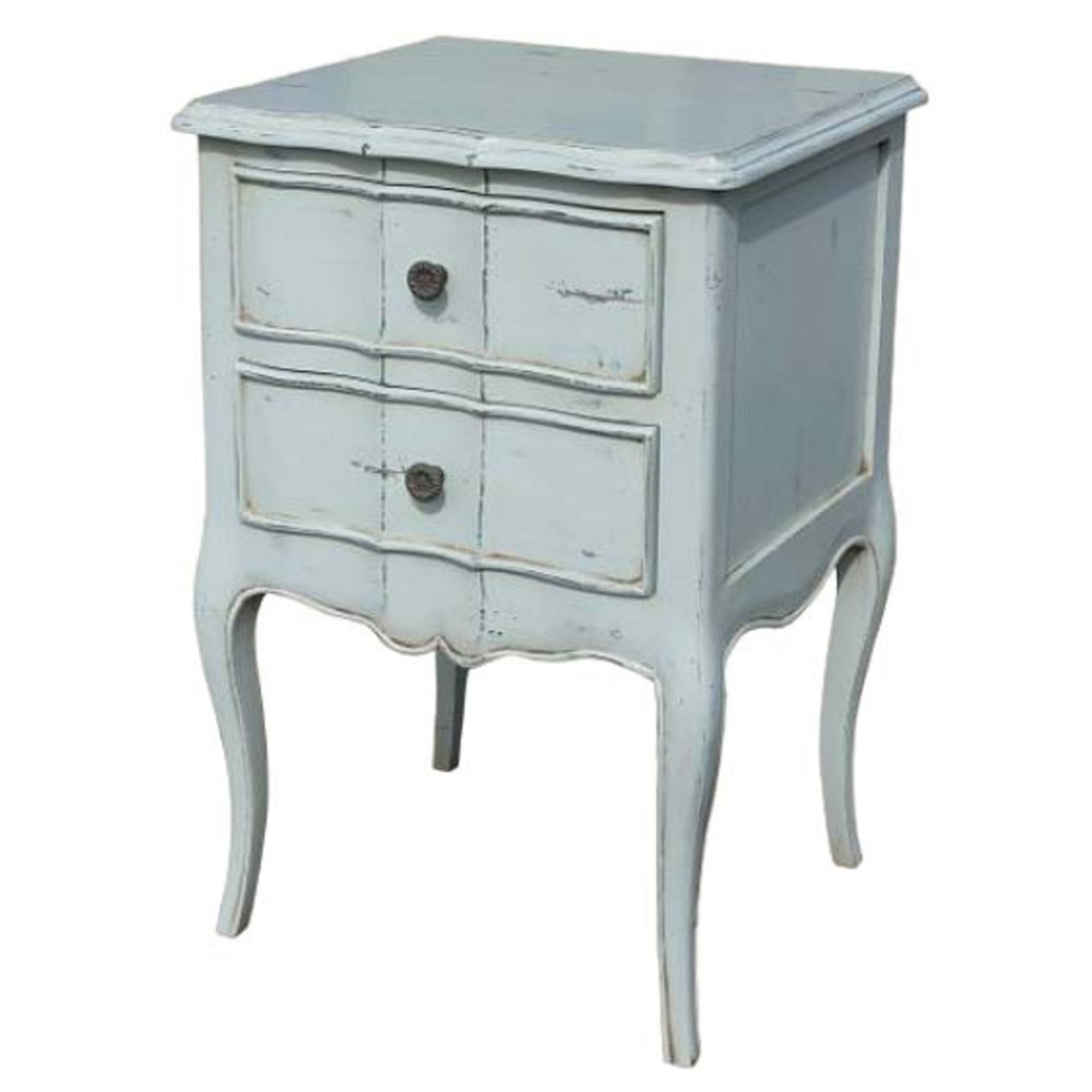 Soft French Blue Bedside Cabinet