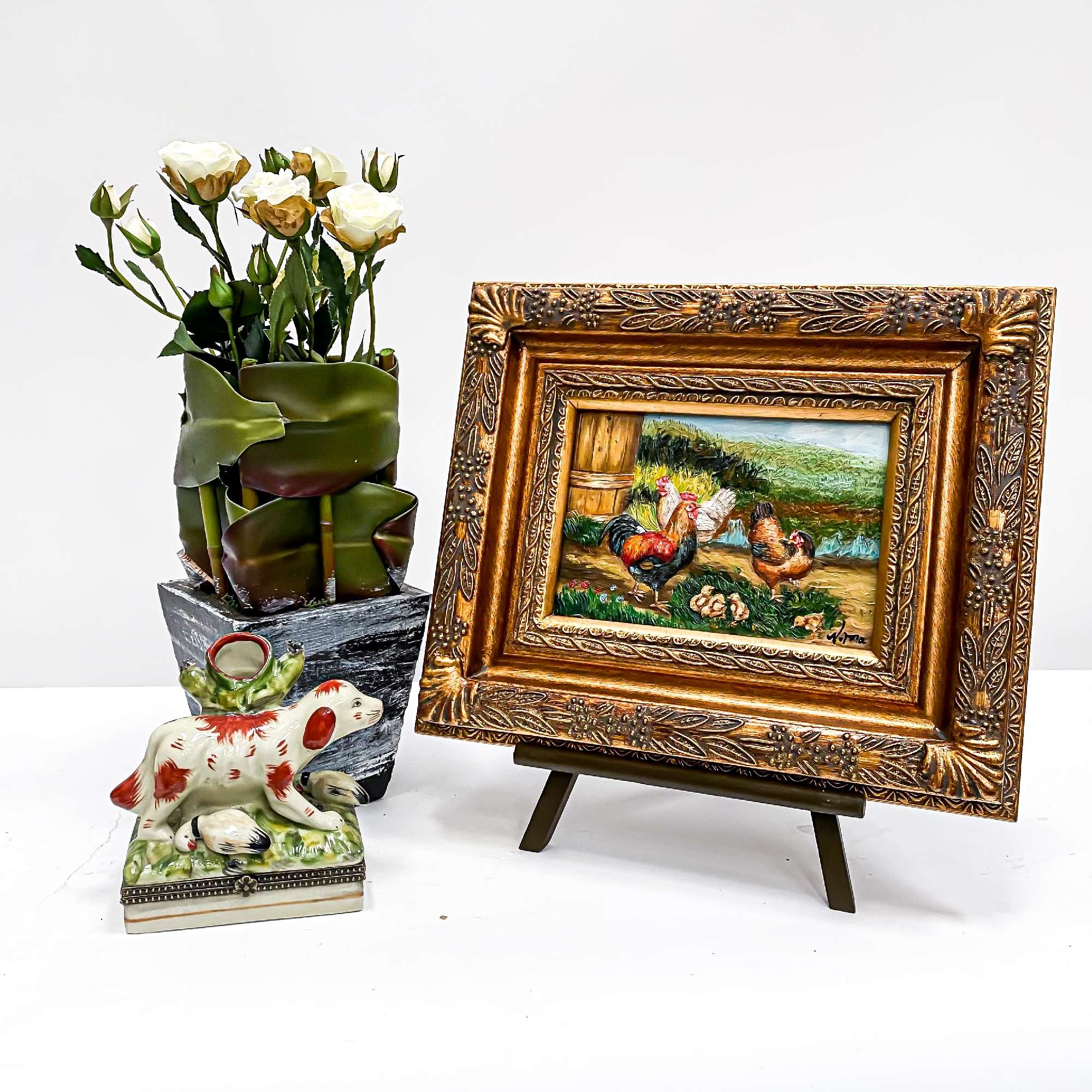 Vintage Gold Painting Wall Art