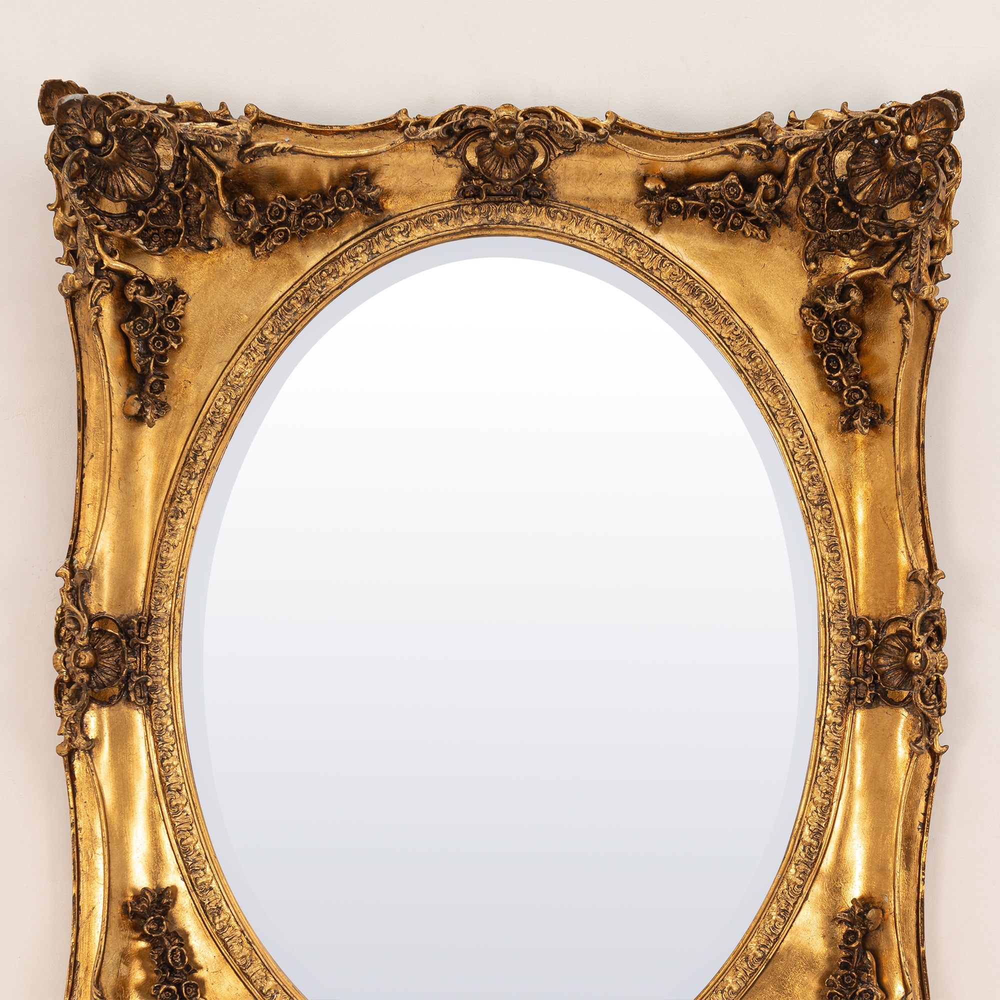 Beth Gold Overmantle Mirror