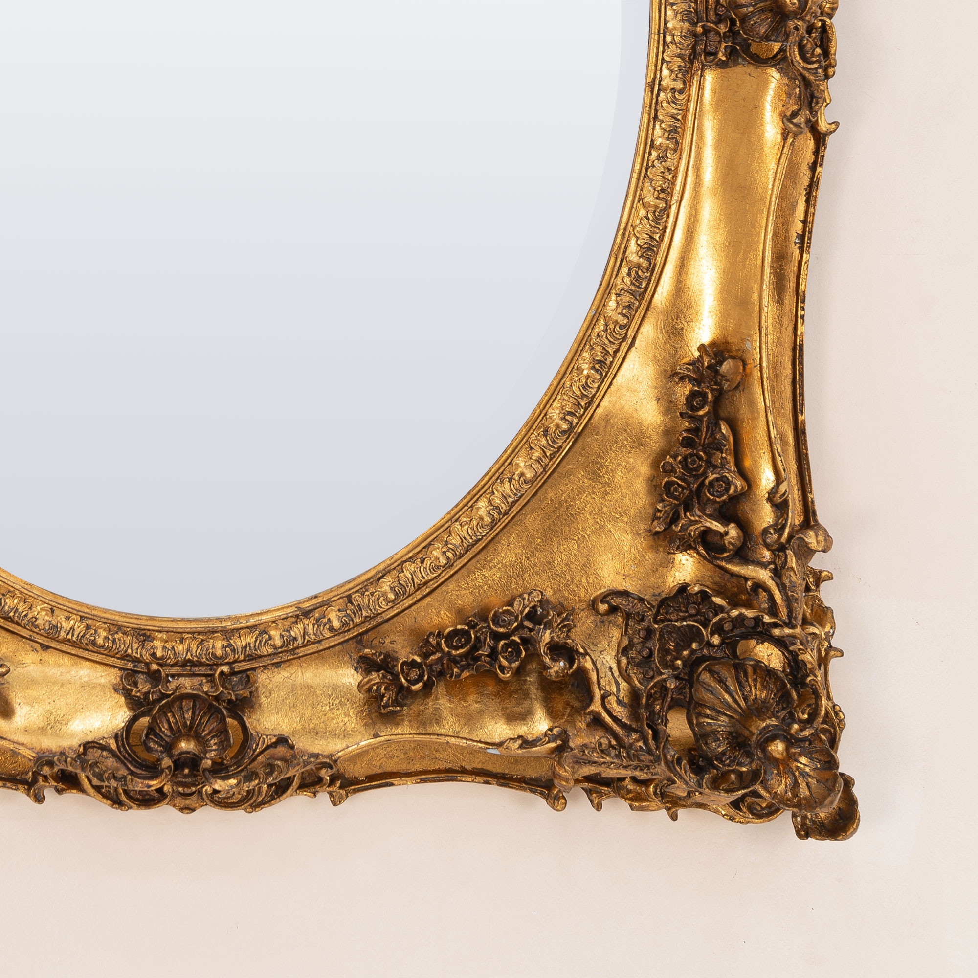Beth Gold Overmantle Mirror