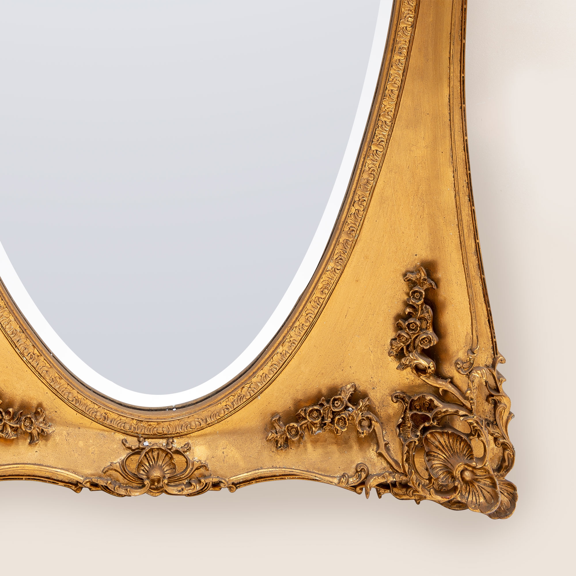 Beth Gold Floor Mirror