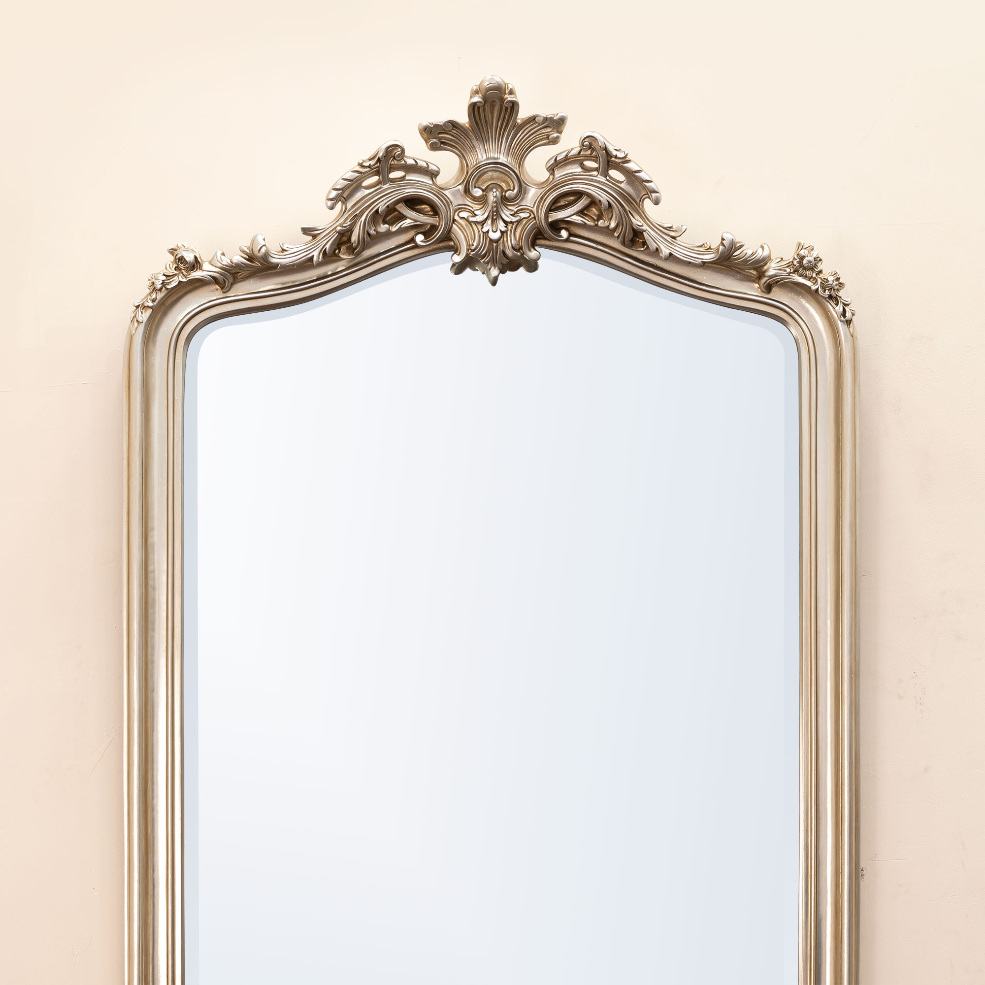 Patrica Champagne Floor Mirror