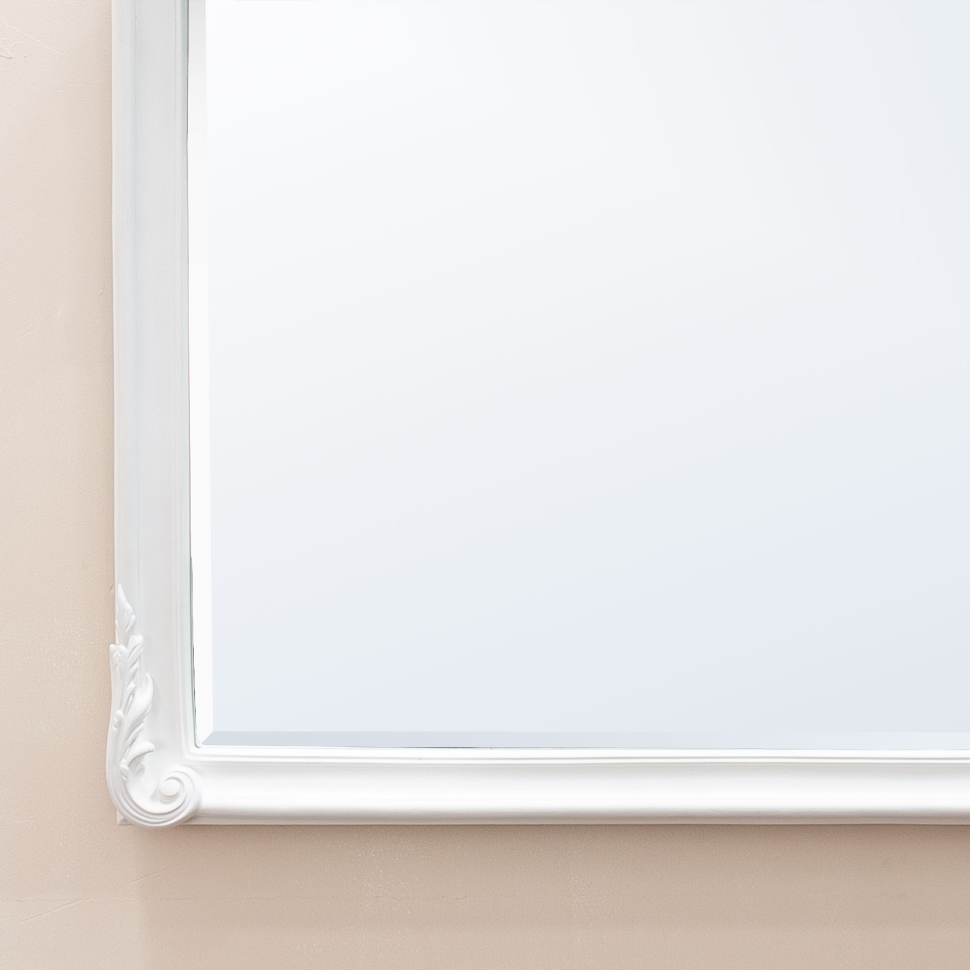 Patrica White Overmantle Mirror
