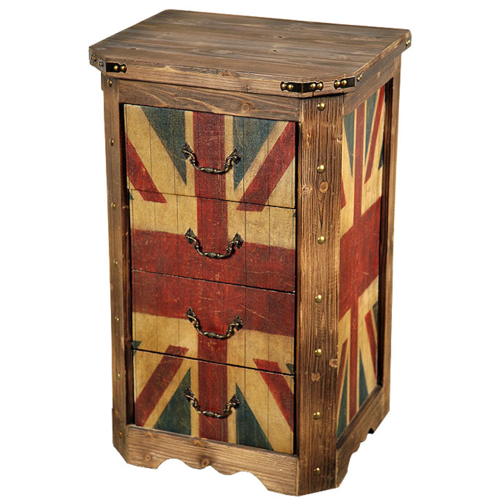Vintage Union Jack Chest