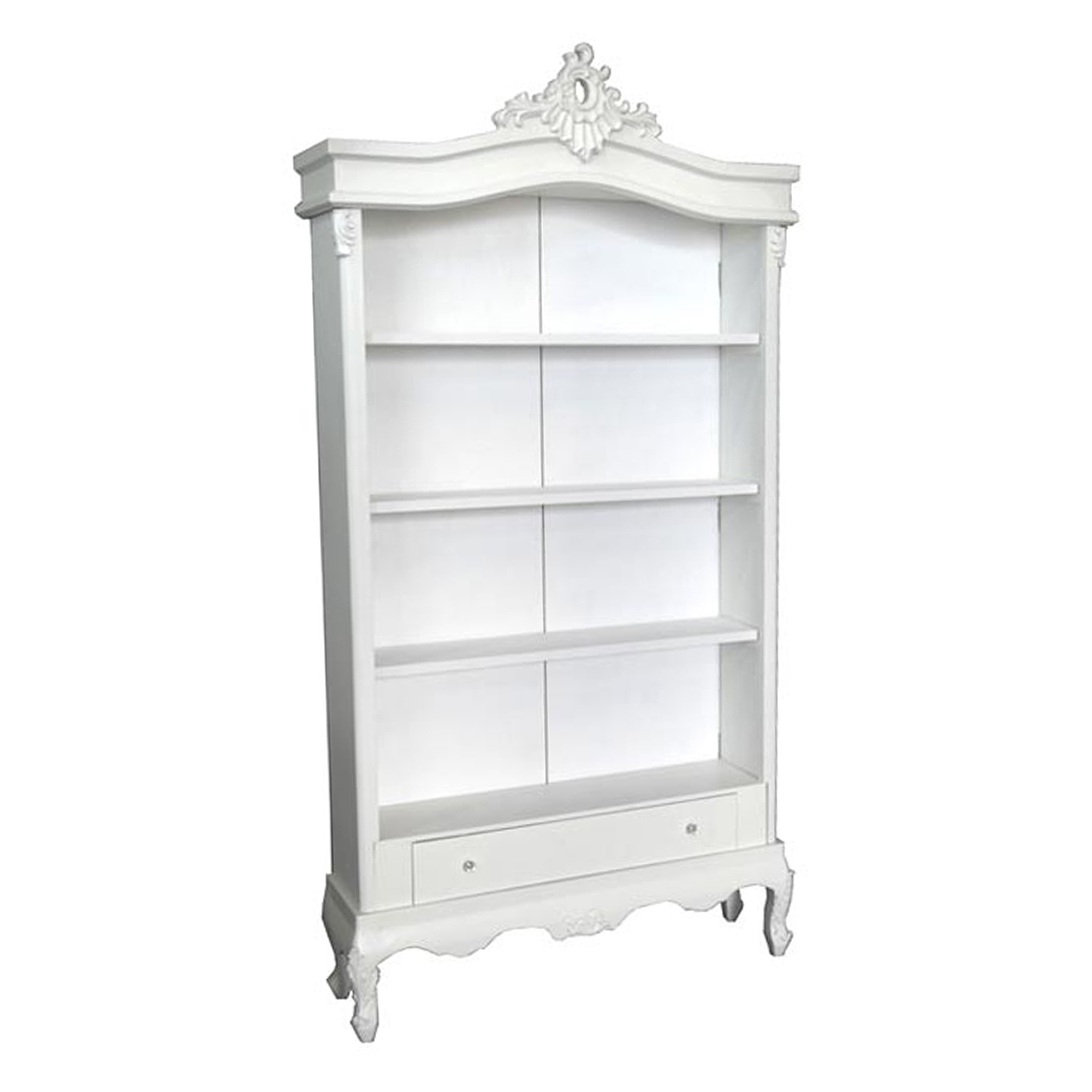 Boudoir Provence Bookcase - White