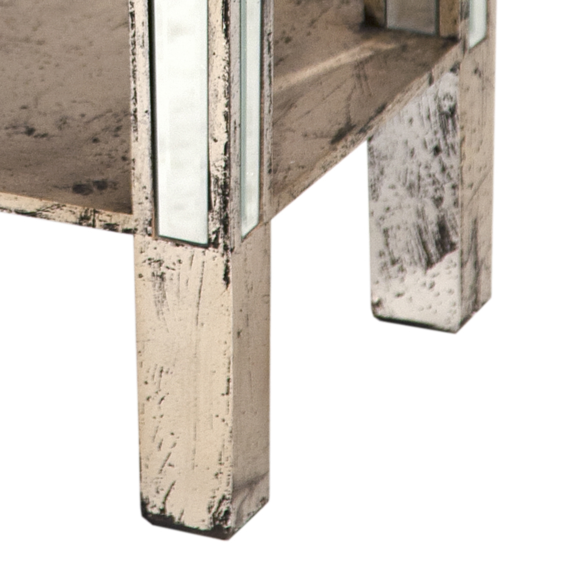Vintage Venezia Mirrored Bedside Table - Champagne