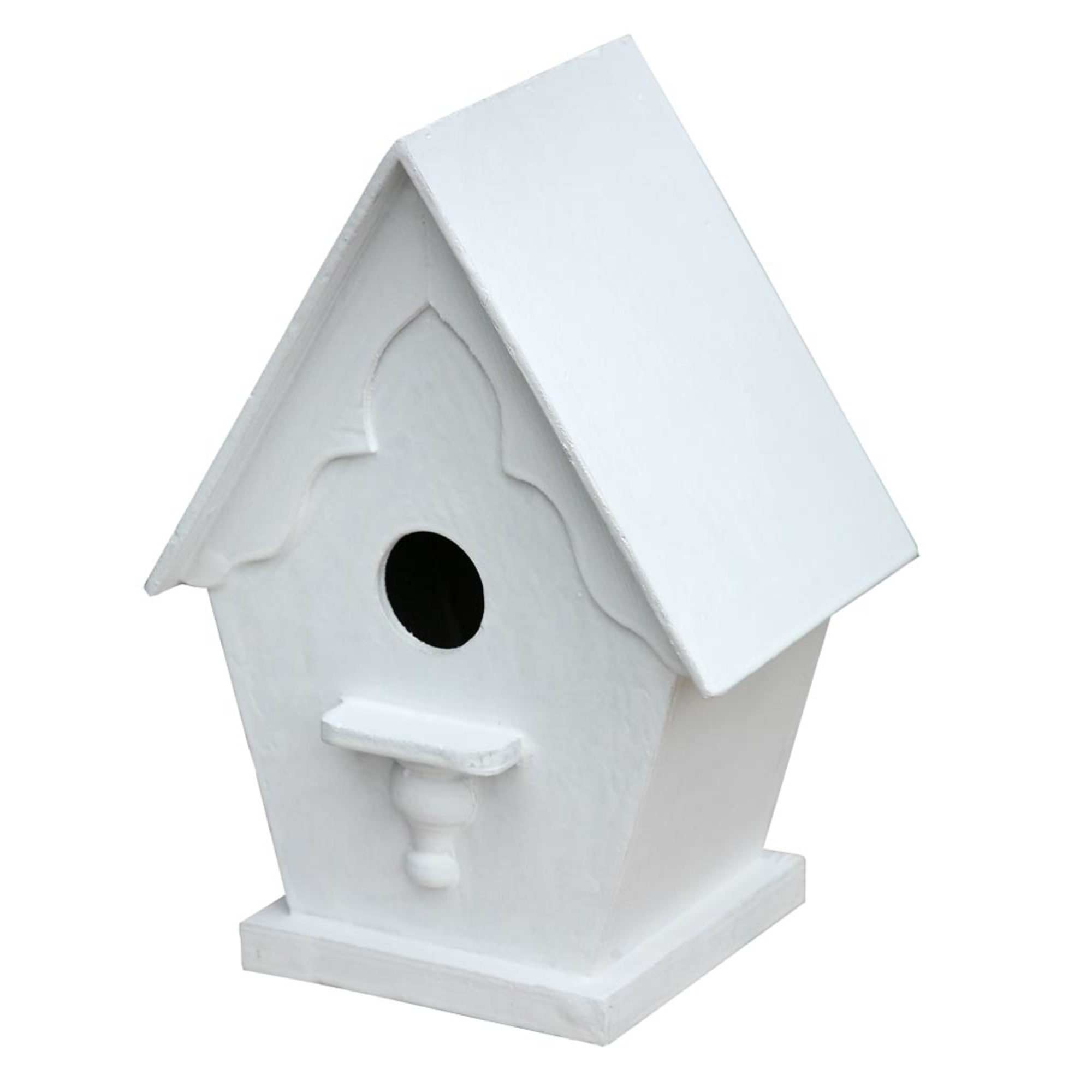 Bird Wooden Nestbox - White