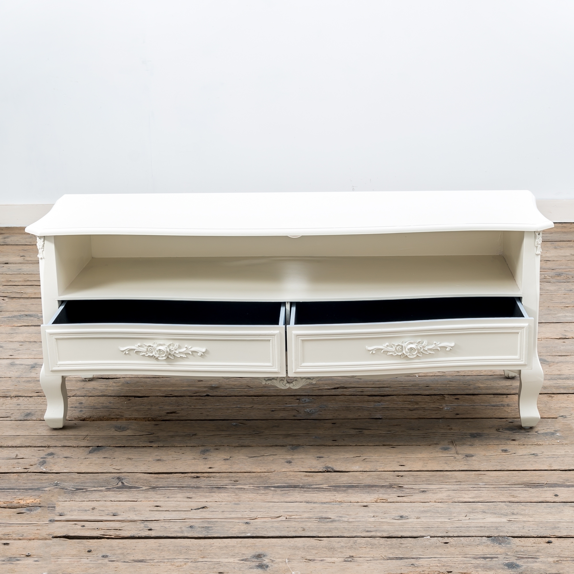Rose White TV Media Unit - Soft White