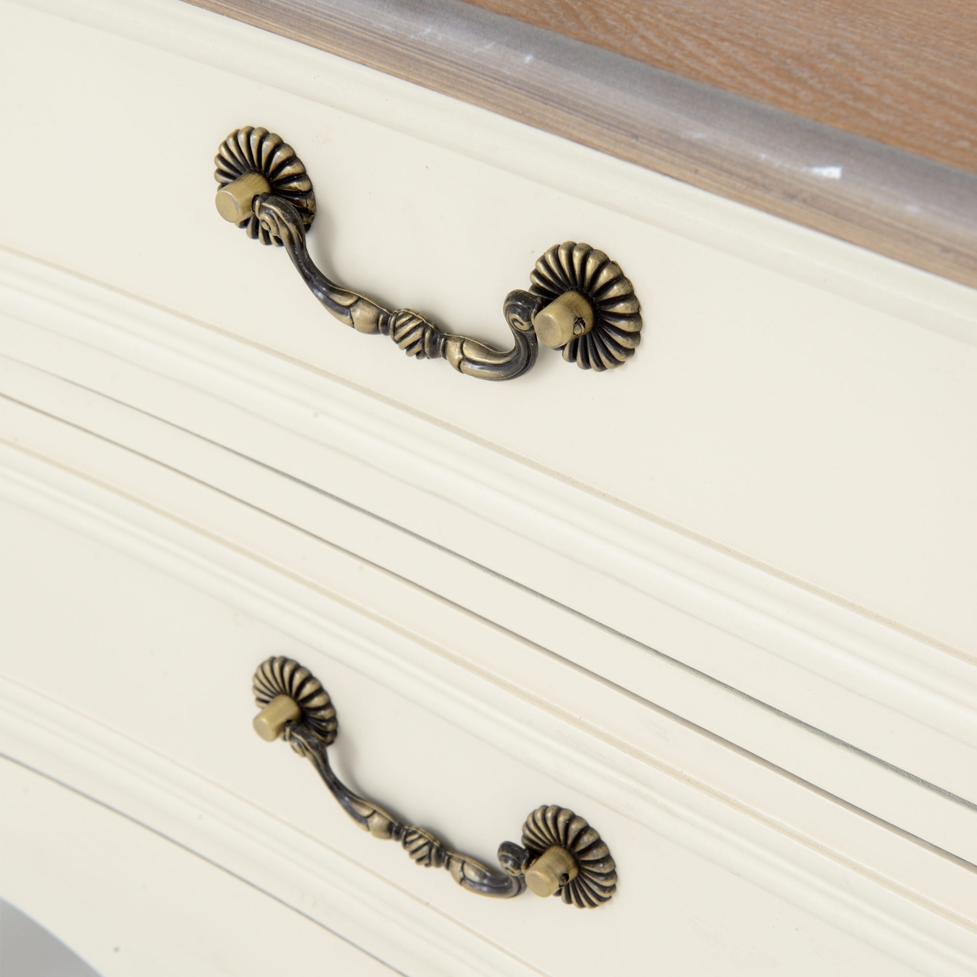 Appleby Media Unit Low Cabinet - Antique White