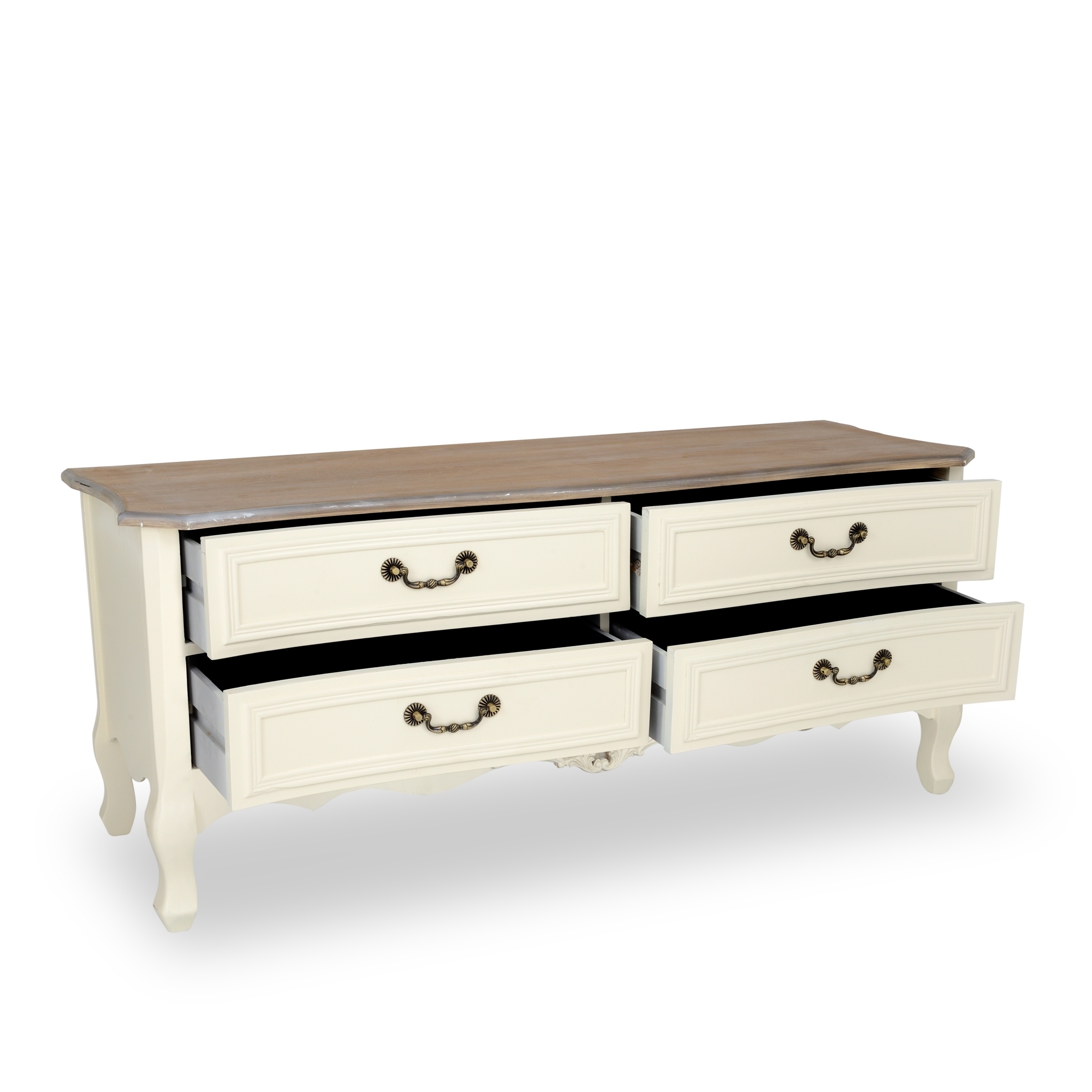 Appleby Media Unit Low Cabinet - Antique White