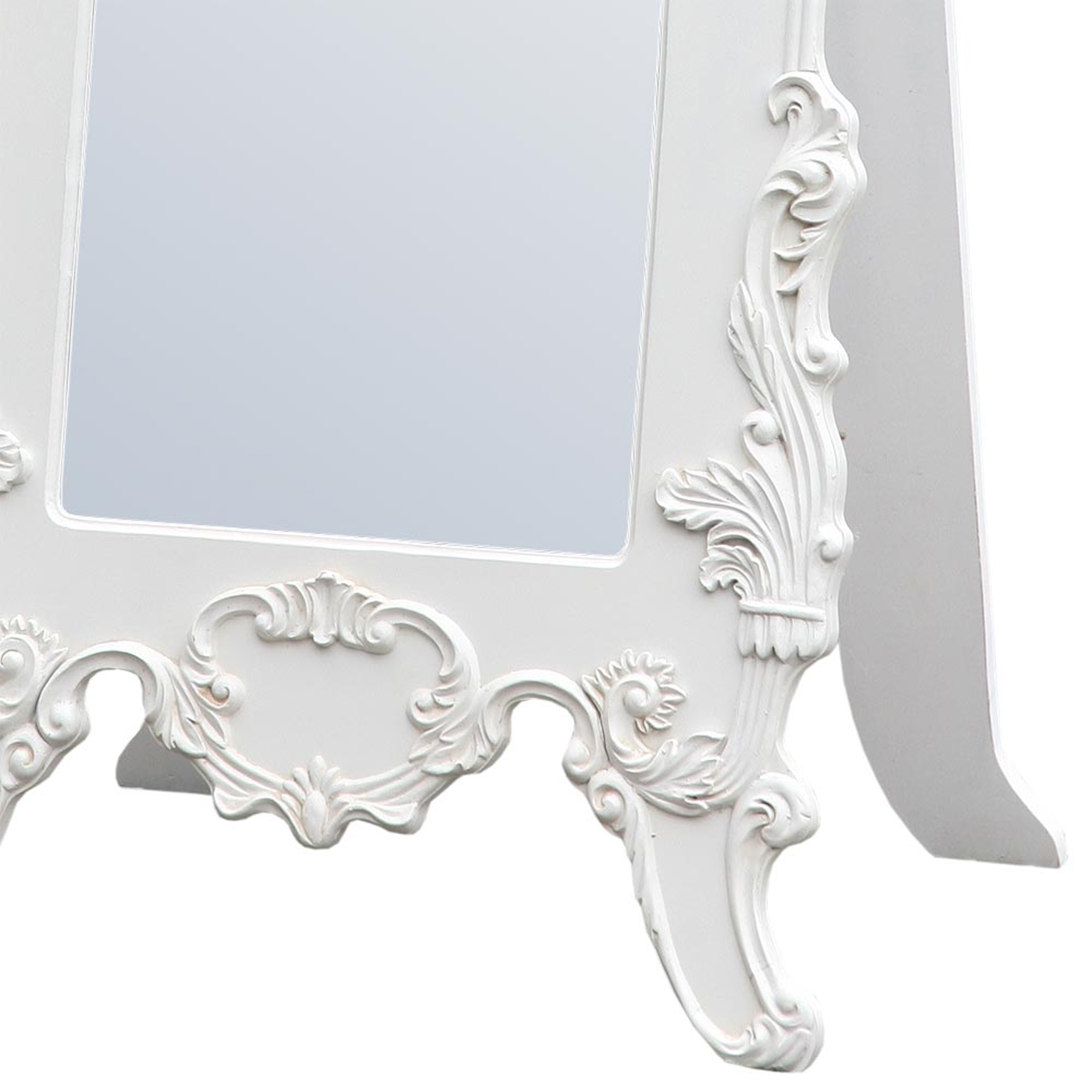 Boudoir Provence Full Length Mirror - Antique White