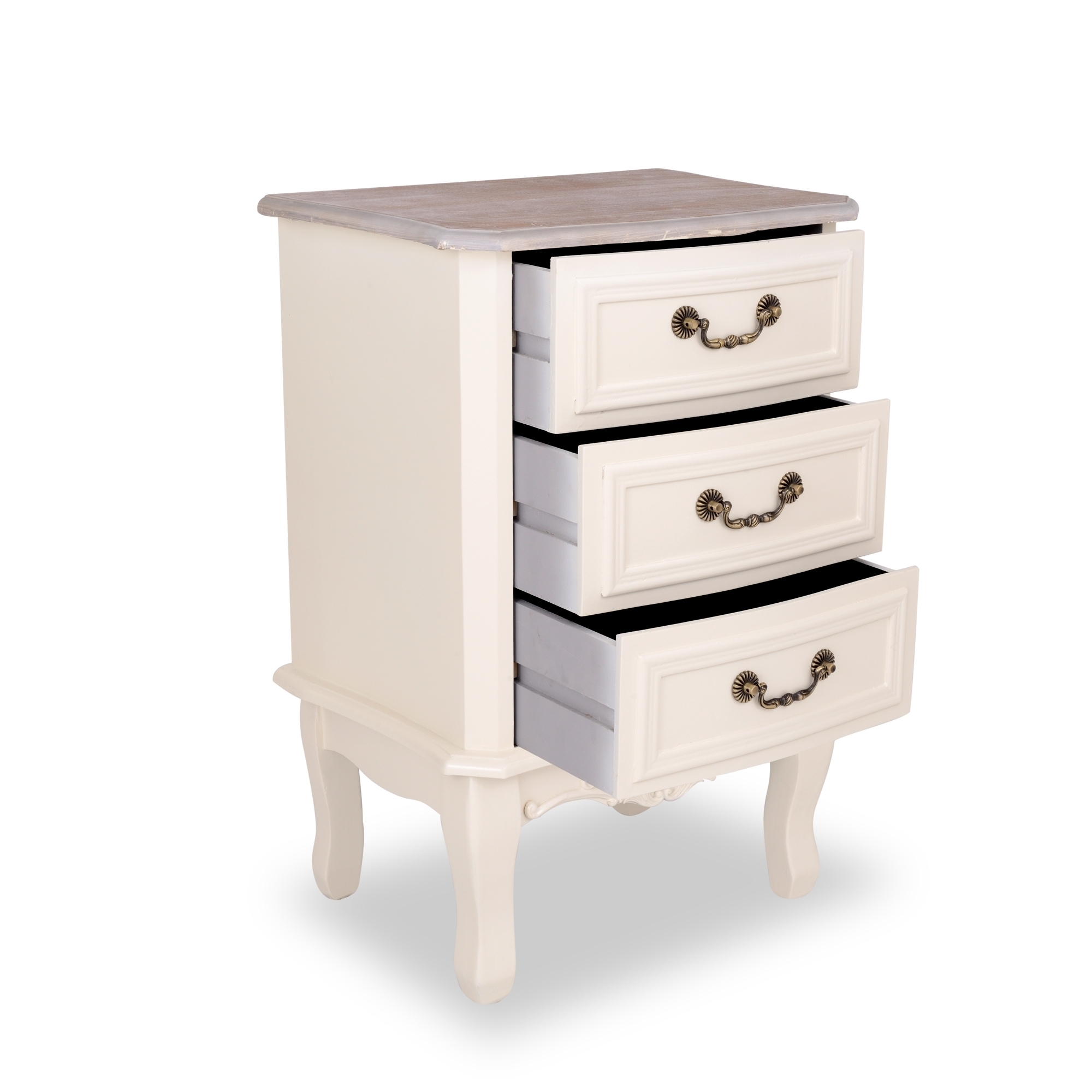 Appleby Bedside Table - Antique White