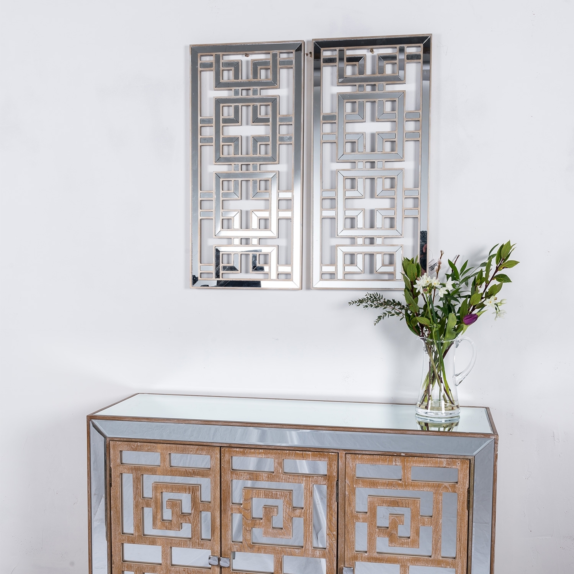 Antique Gold Wooden Mirror