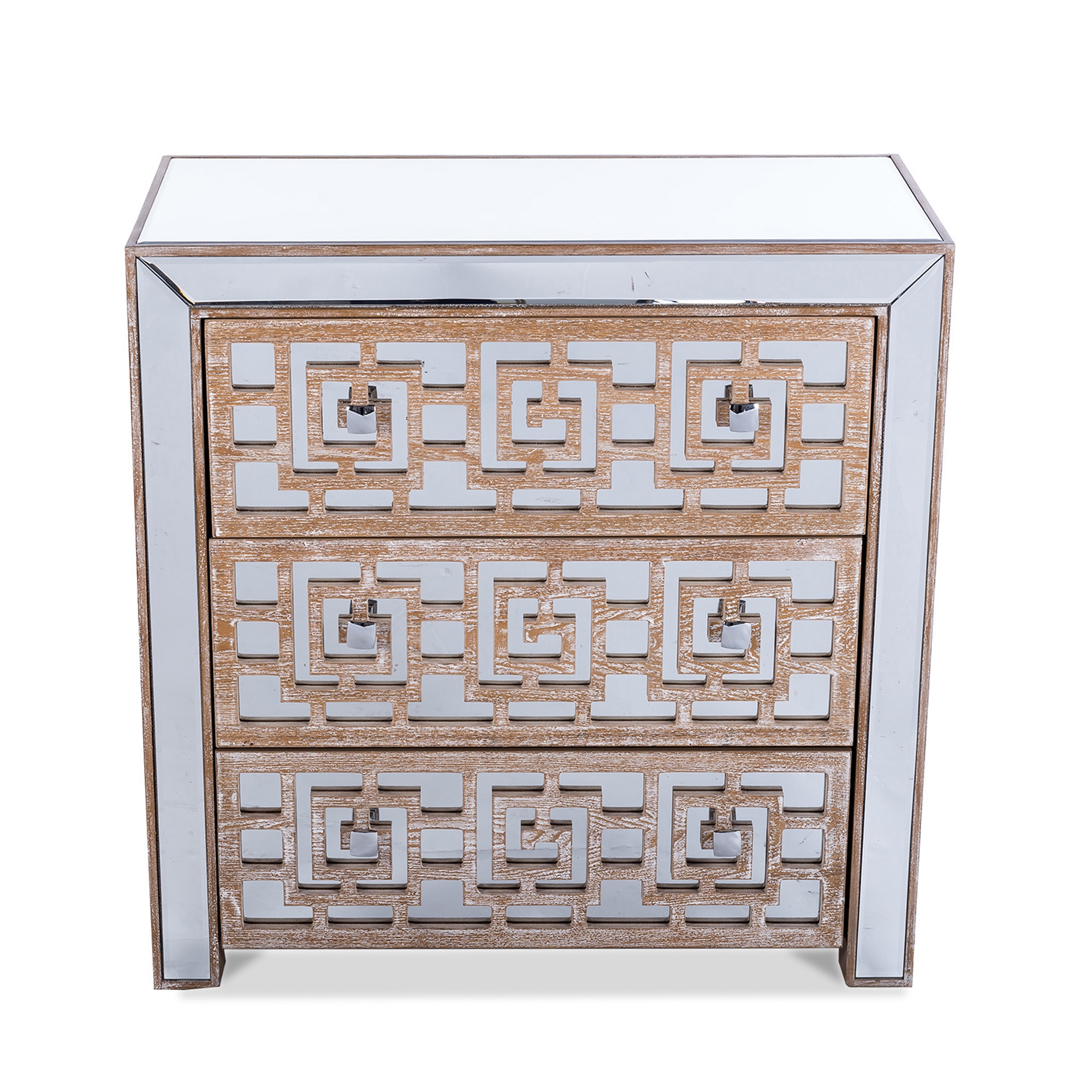 Labyrinth Mirrored Chest of Drawers