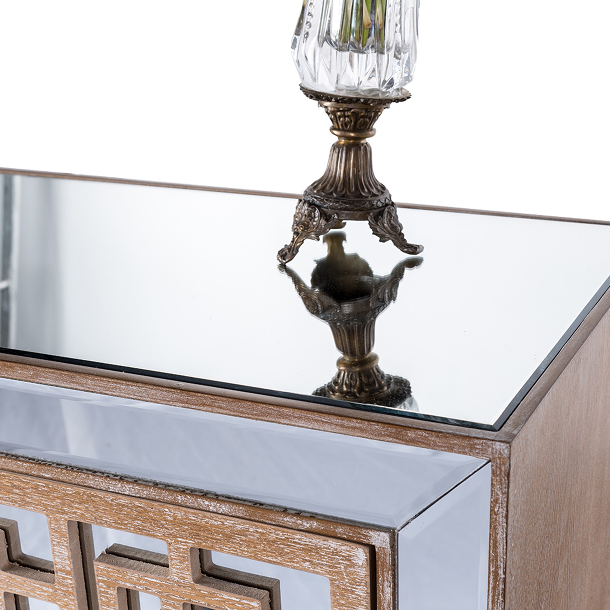 Labyrinth Mirrored Chest of Drawers