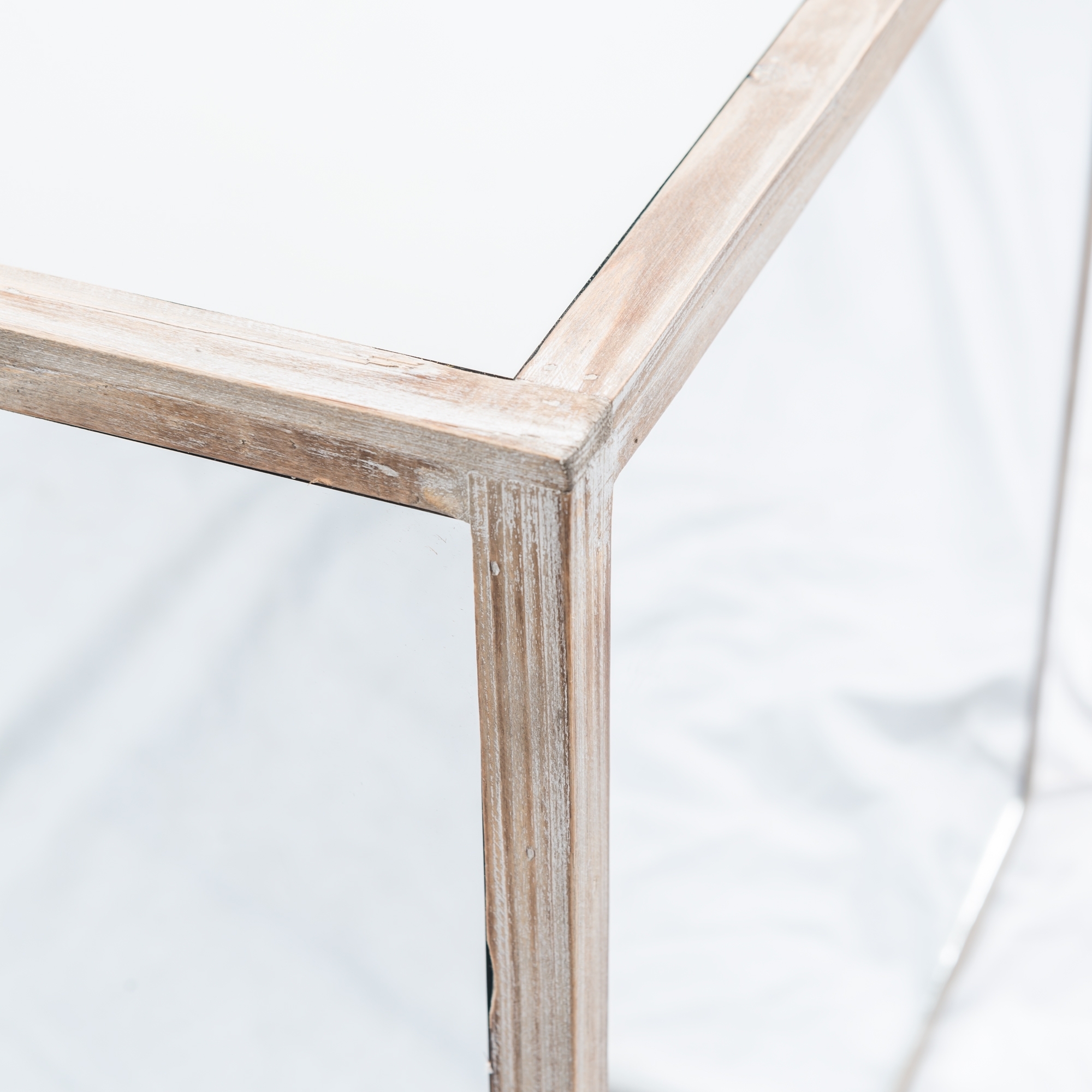 Labyrinth Mirrored Side Table