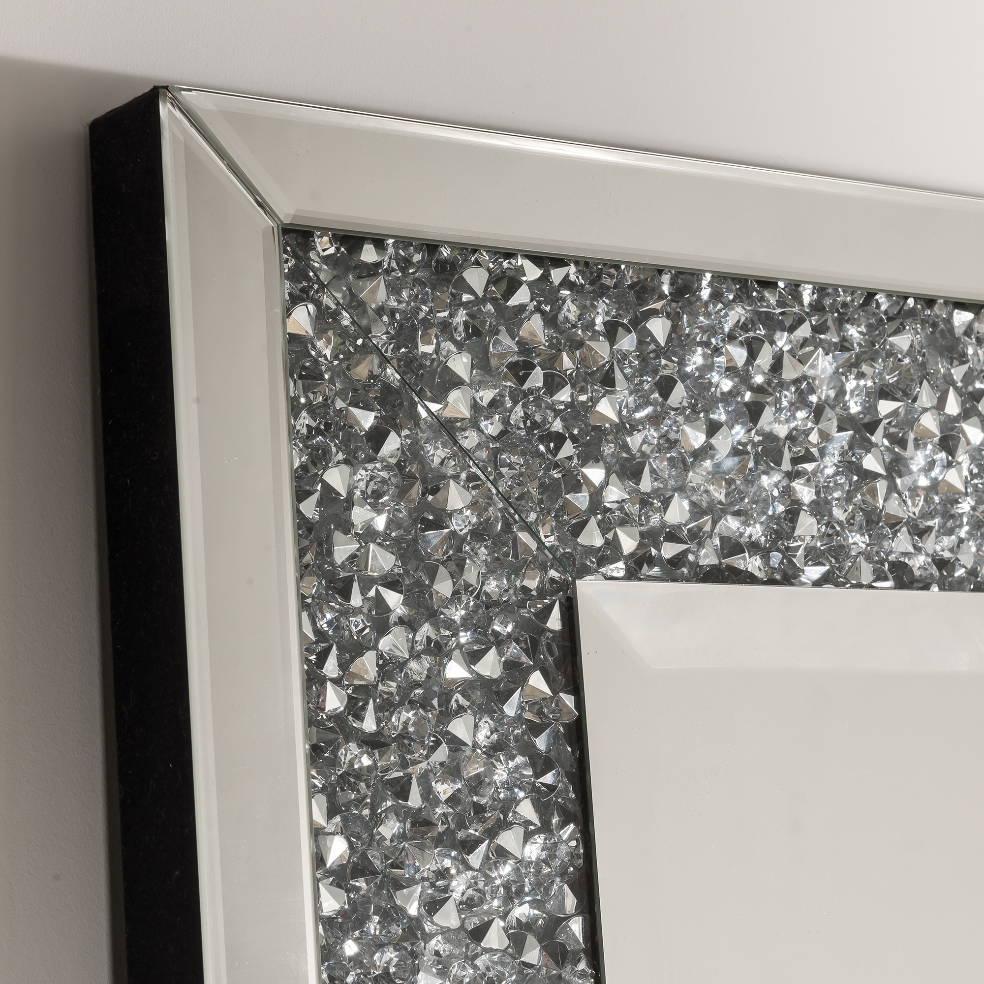 Crushed Diamond Floor Mirror