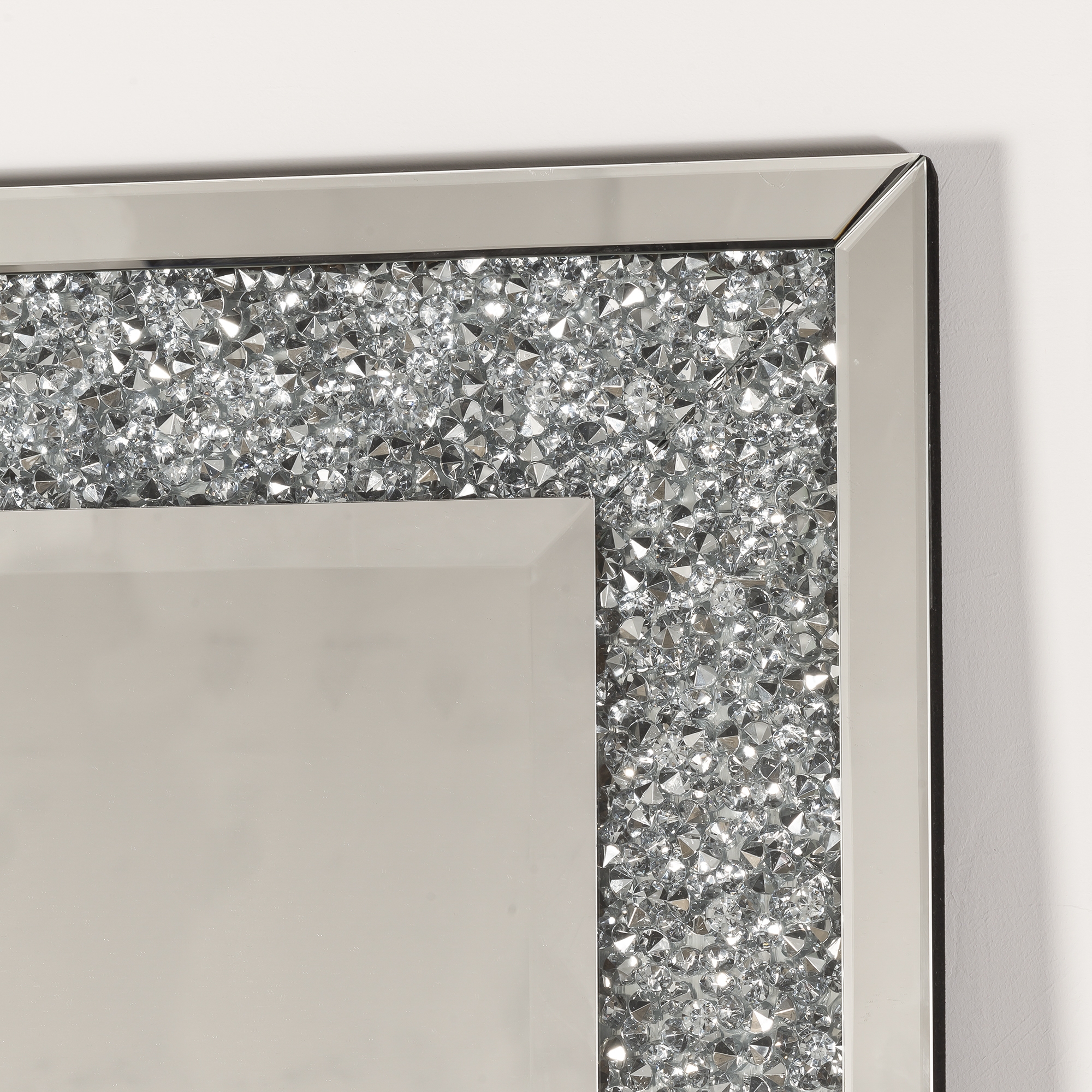 Crushed Diamond Floor Mirror