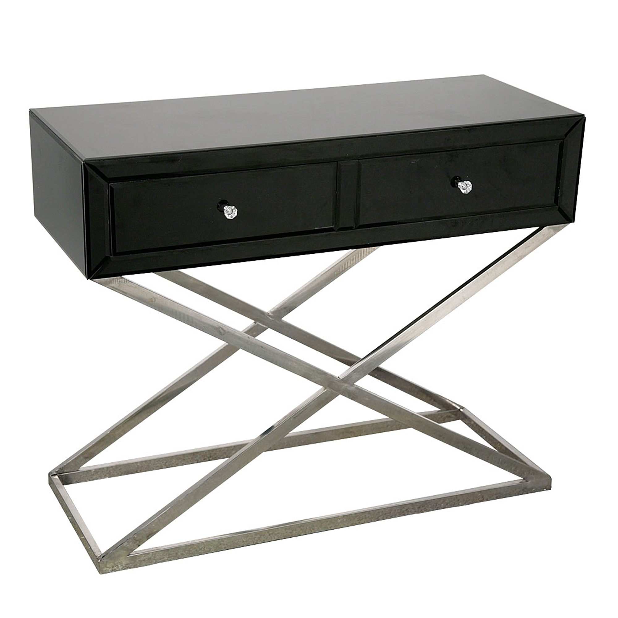 Contemporary Console Table - Black