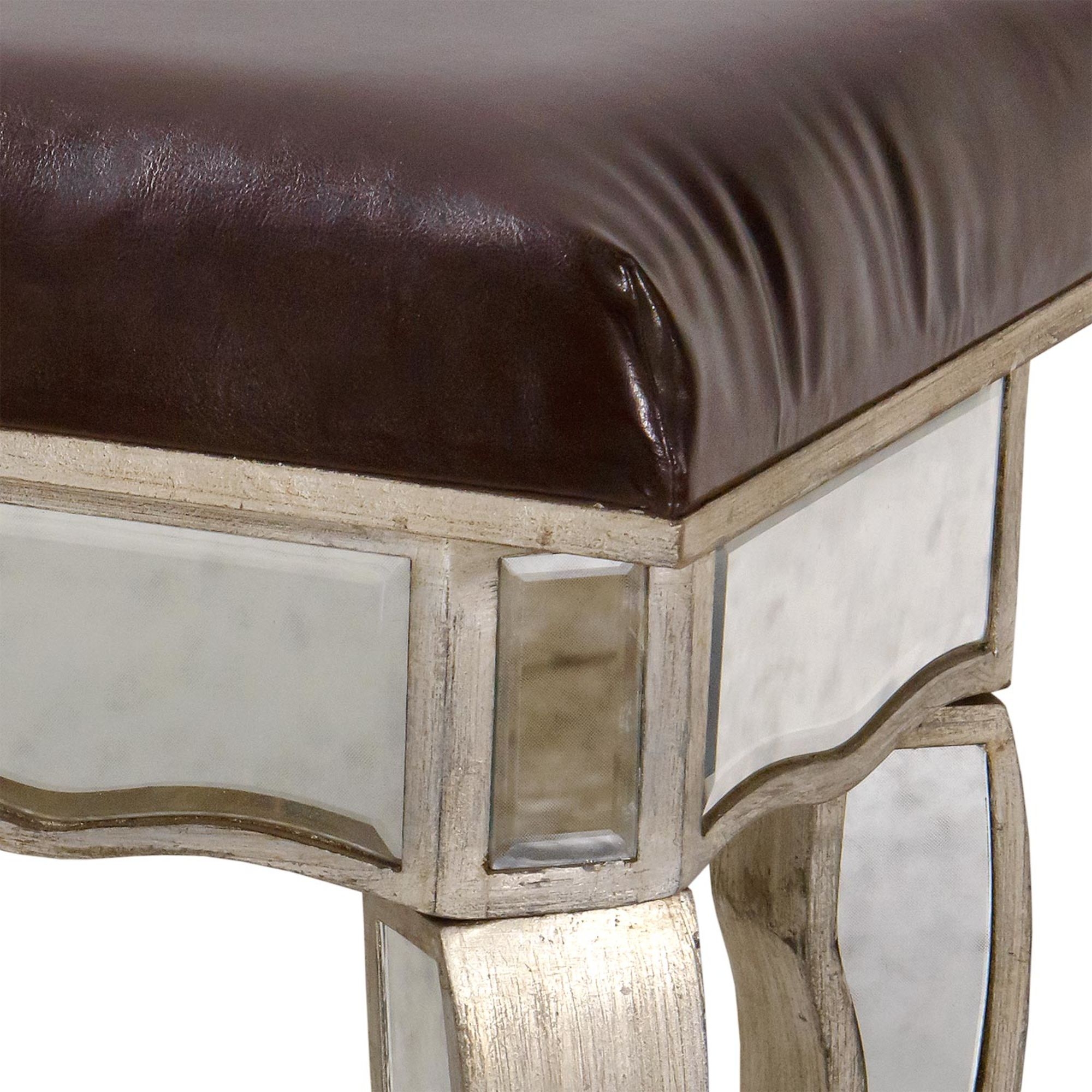 Antique Silver Dressing Table Stool - EXTRA PACKAGE