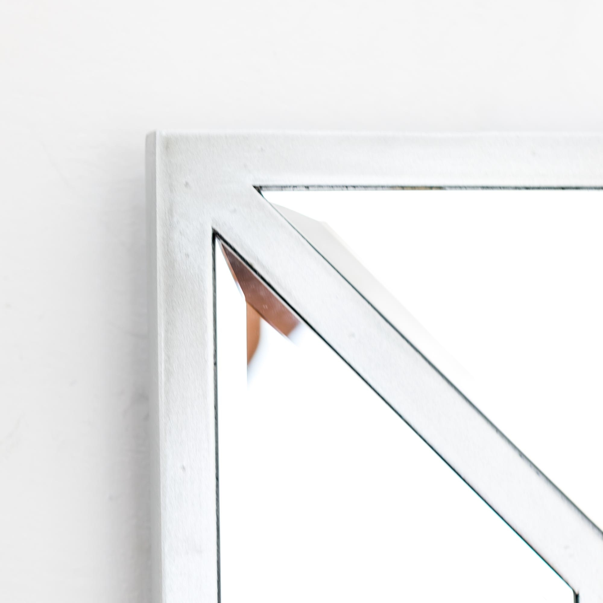 Argenti Silver Leaf Edged Mirror
