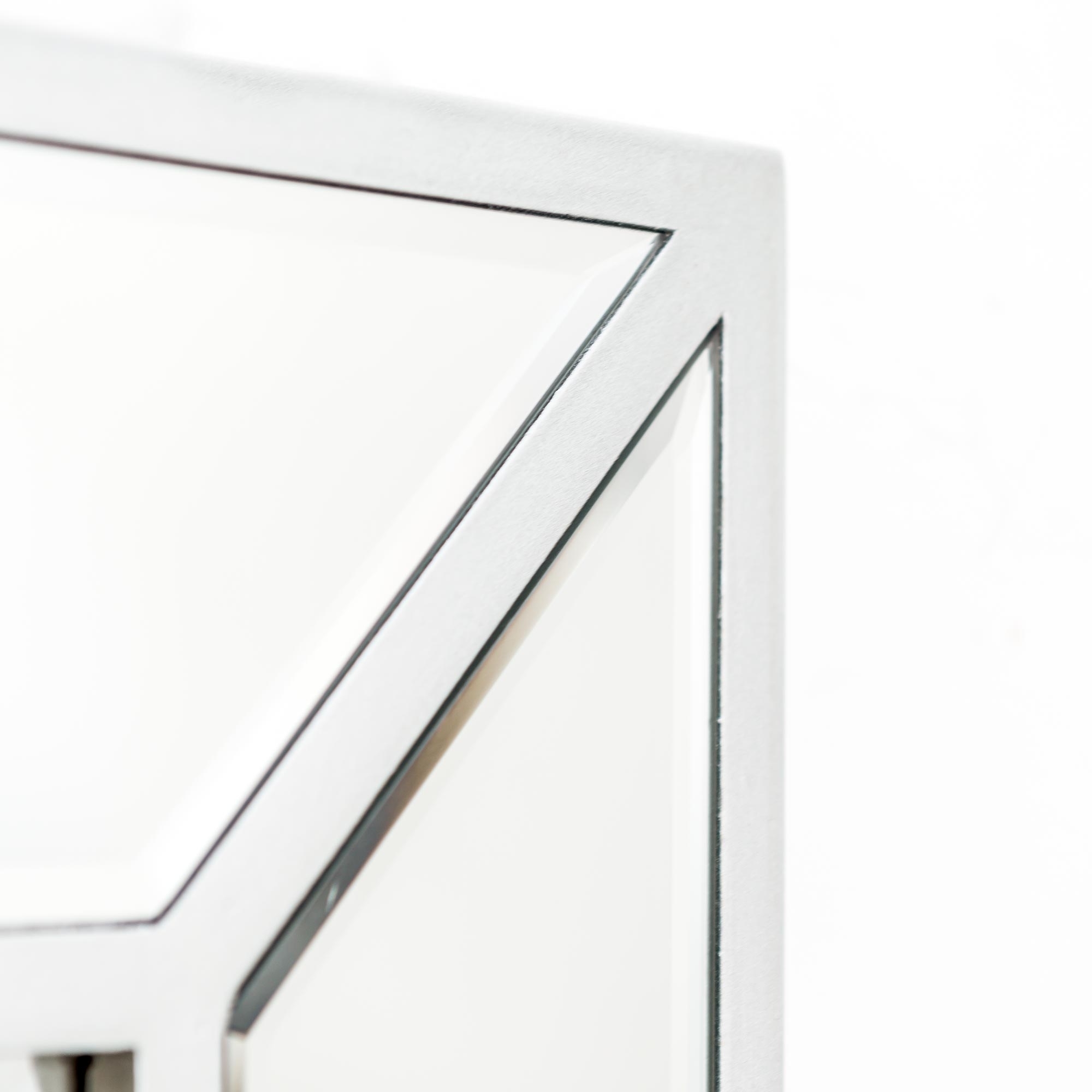 Argenti Silver Leaf Edged Mirror