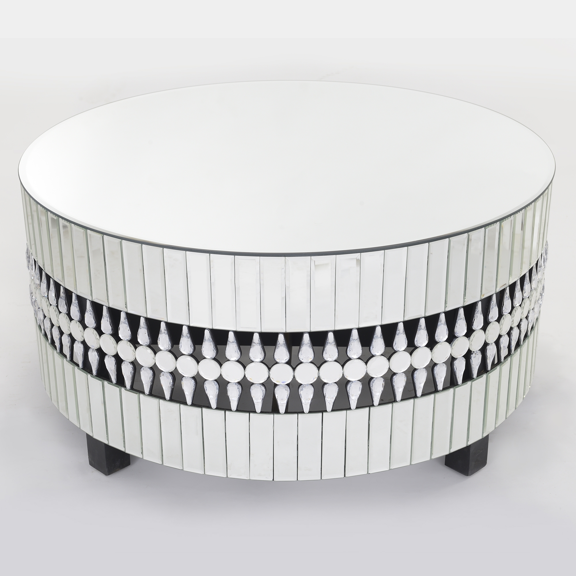 Apollo Crystal Mirrored Coffee Table