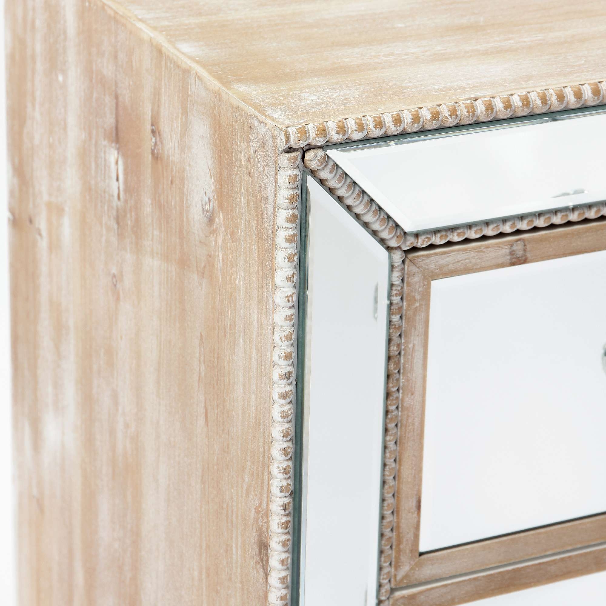 Pearl Mirrored Bedside Table 