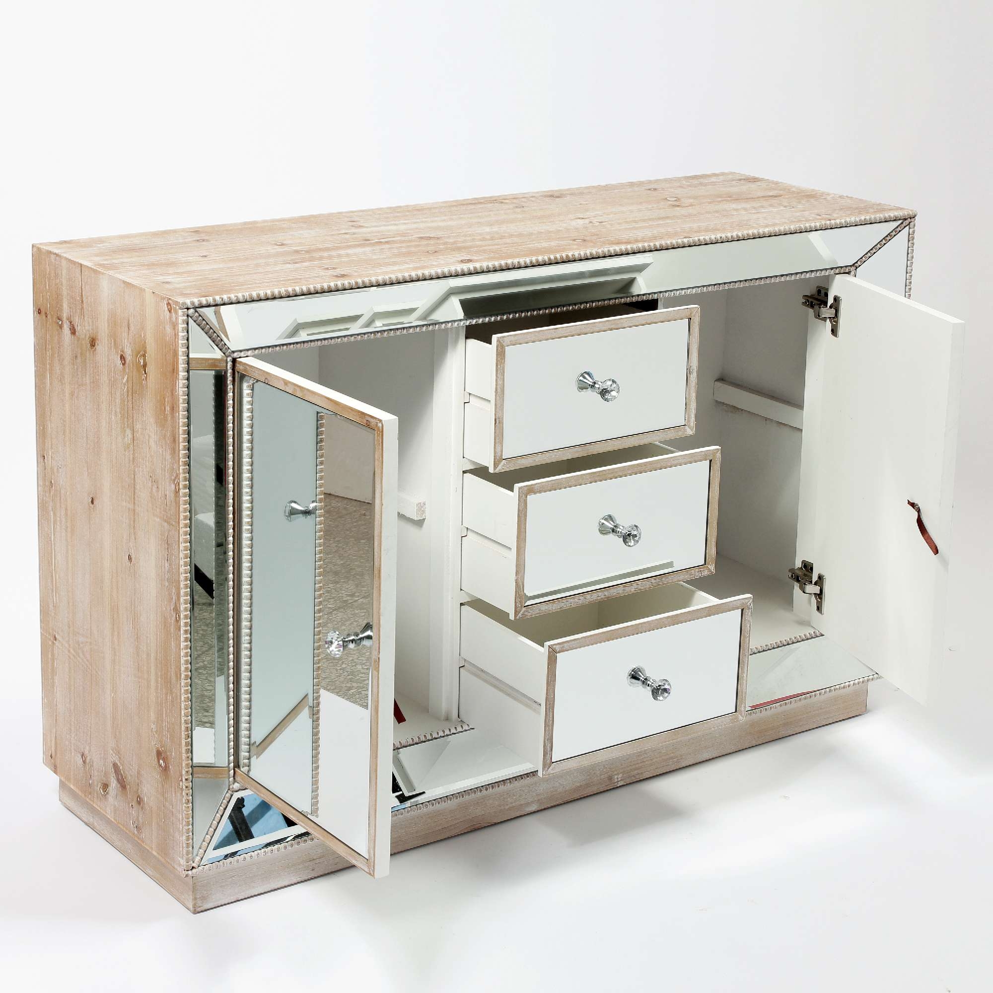 Pearl Mirrored Sideboard Cabinet 