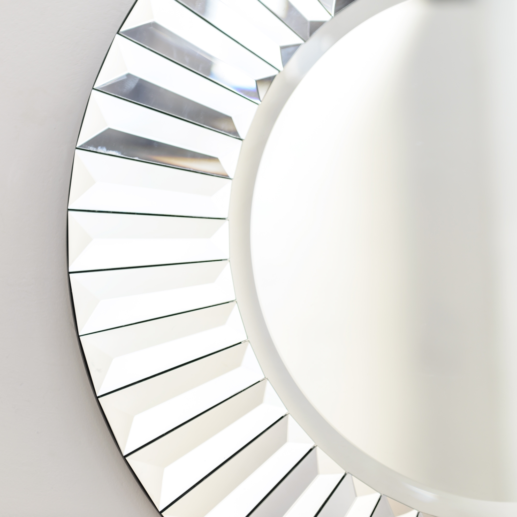 Santorini Sunshine Venetian Bevelled Mirror Small