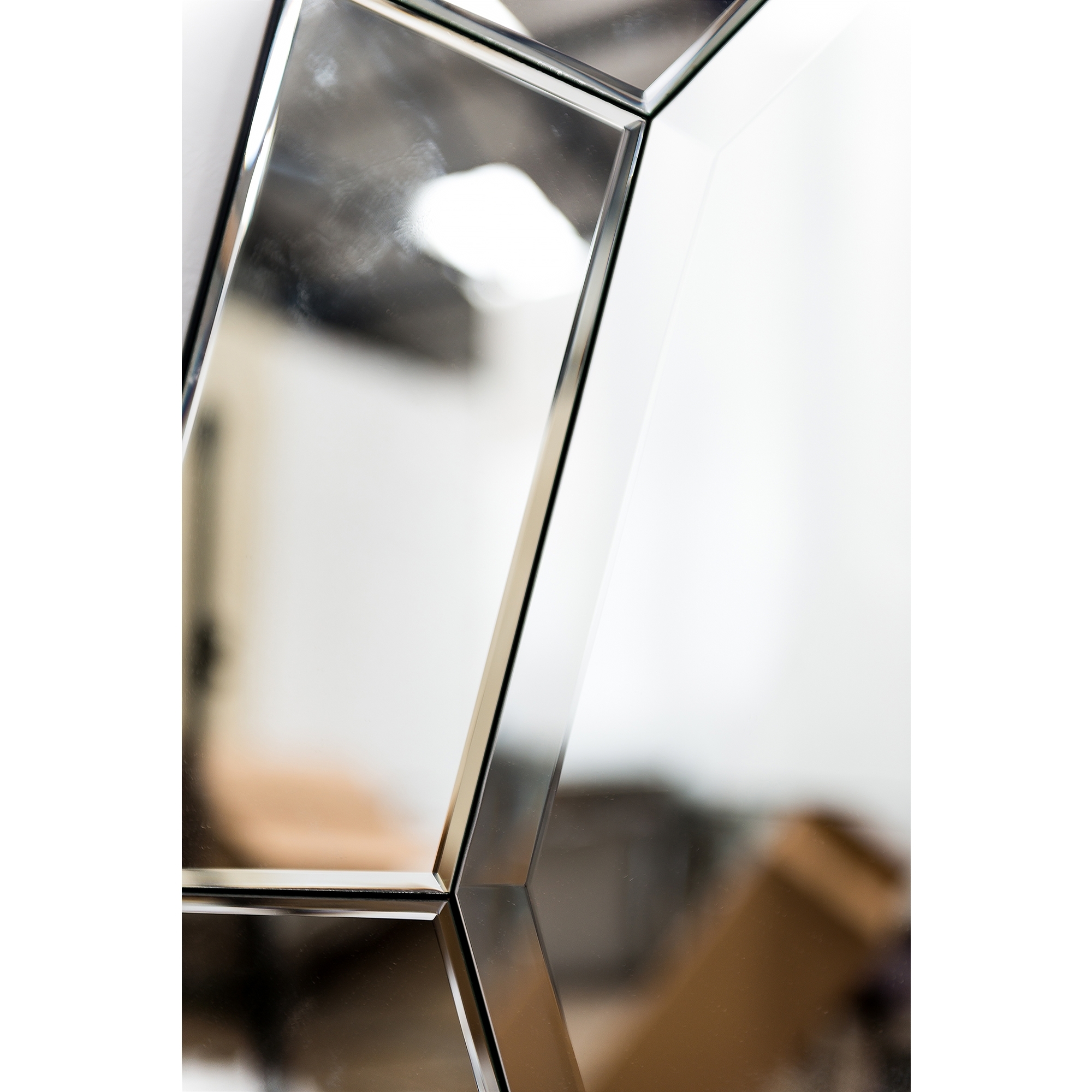 Venetian Dodecagon Mirror with Mirrored Bezels