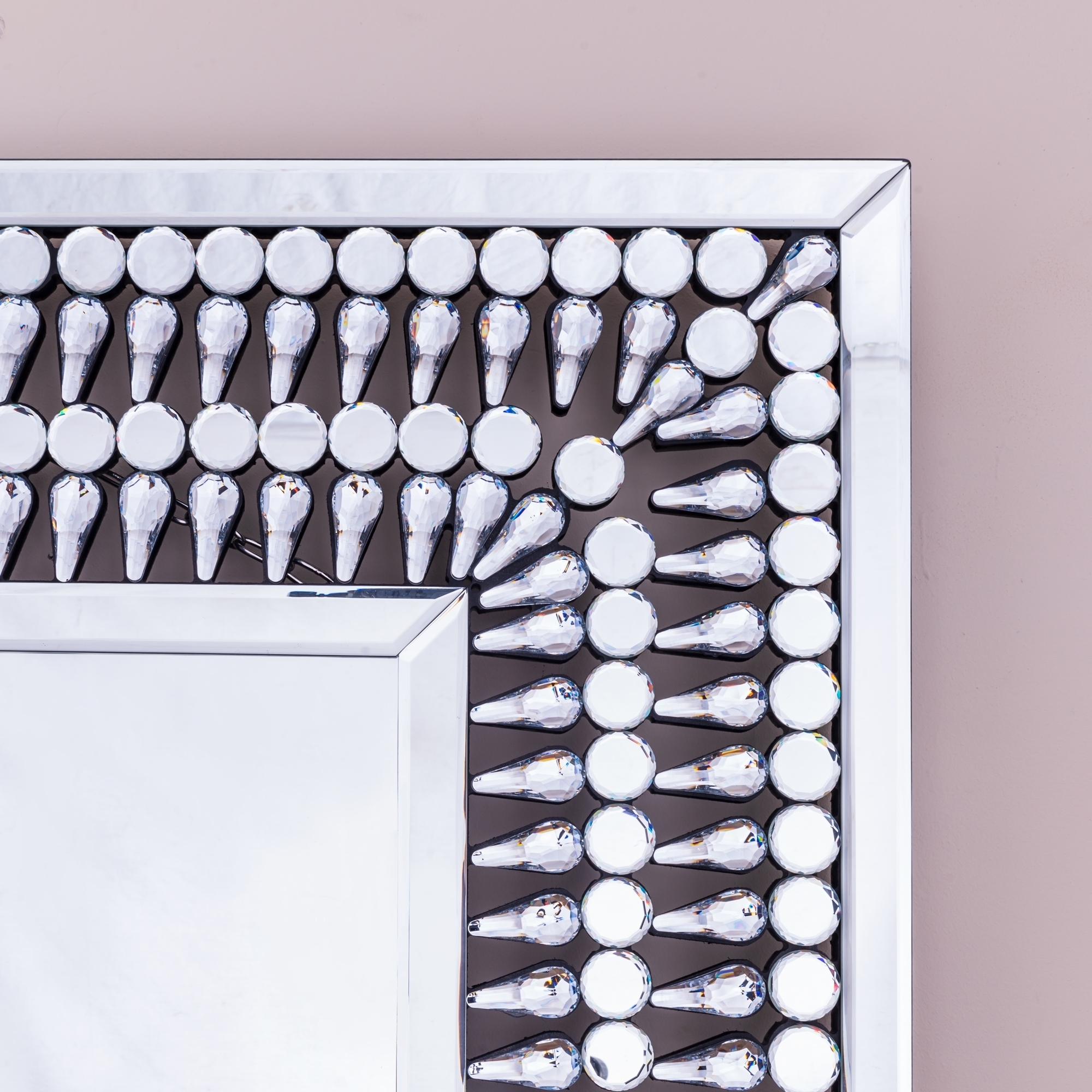 Apollo Crystal Mirrored Mirror