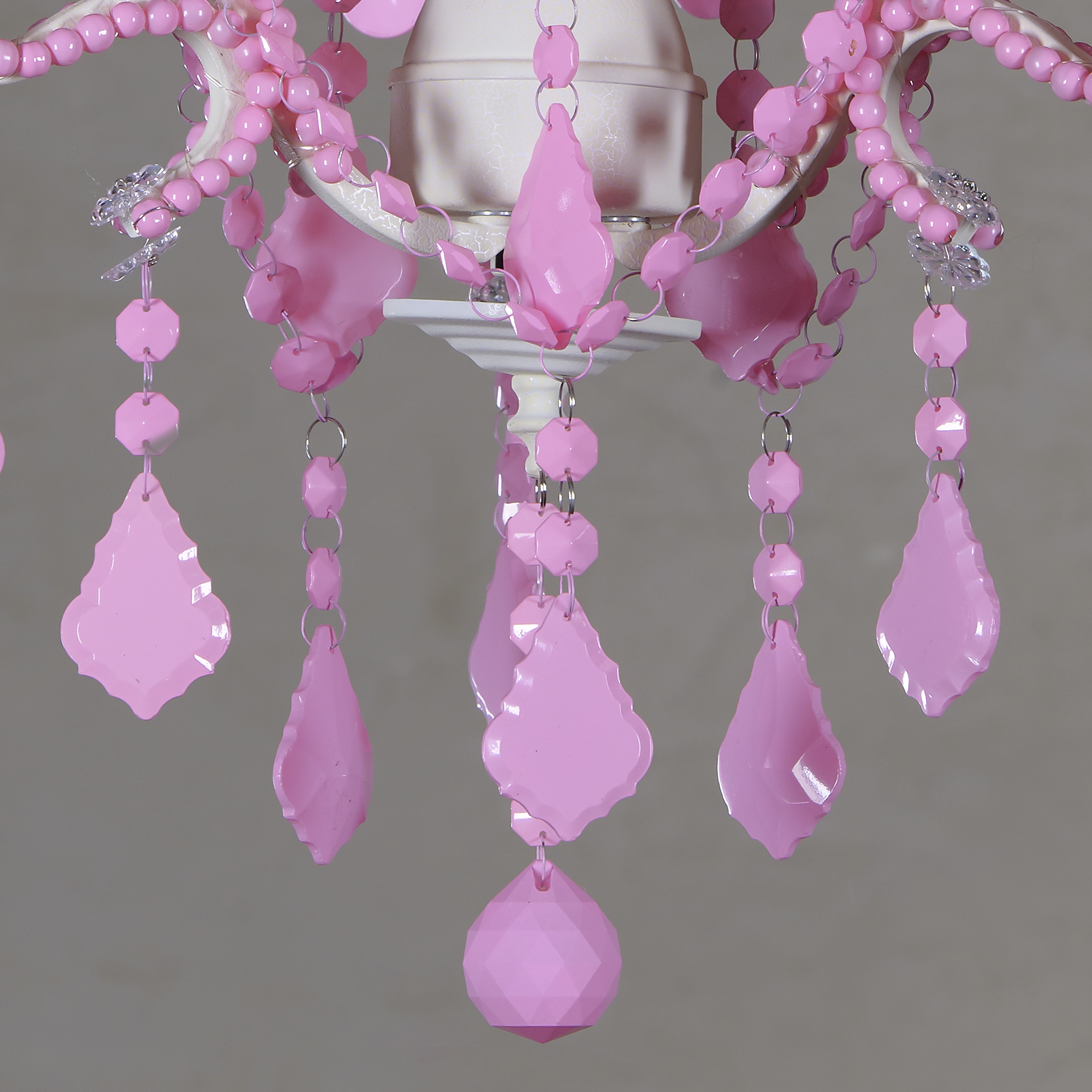Marie Therese 3 Light Chandelier - Pink