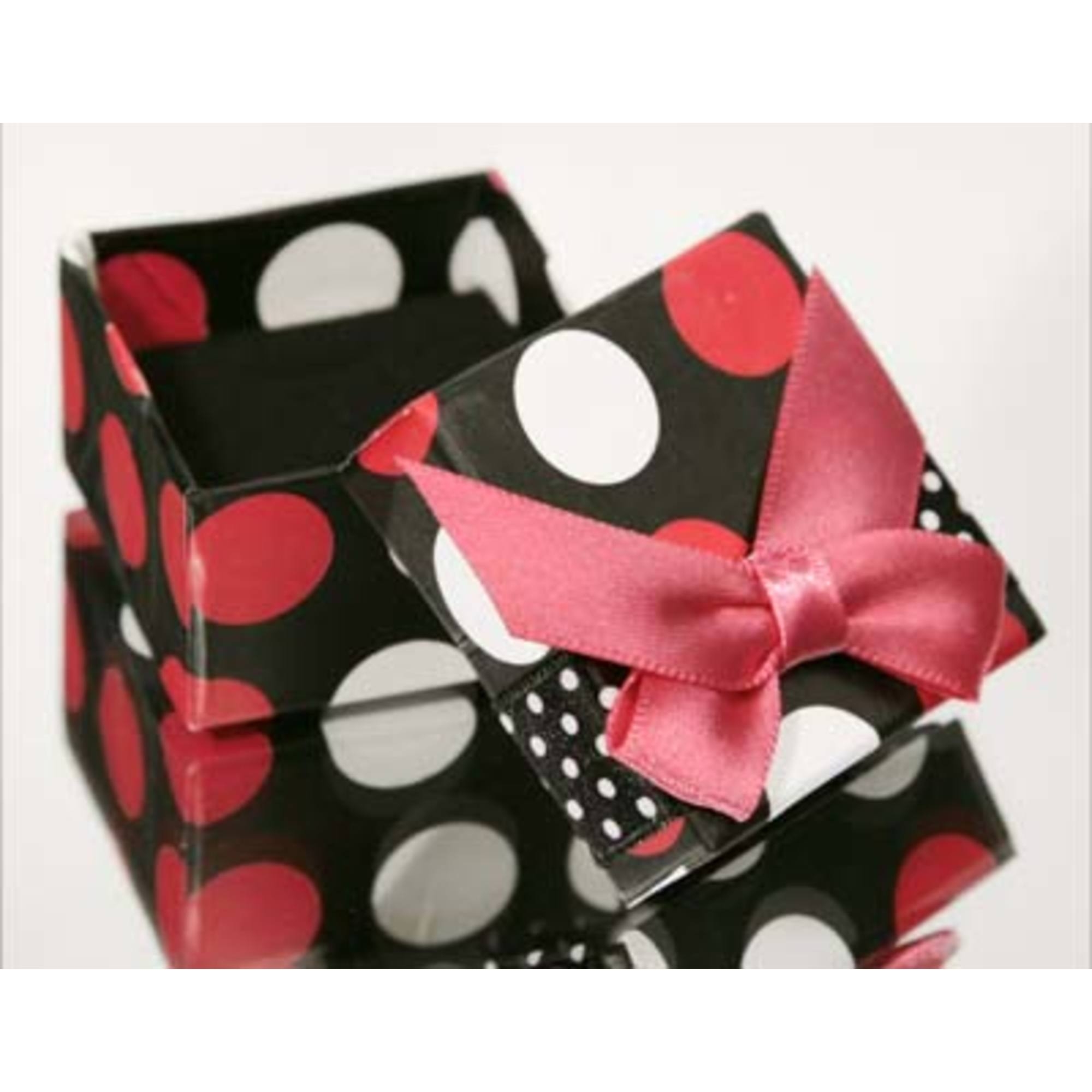 Jewellery Gift Box - Black, Red and White