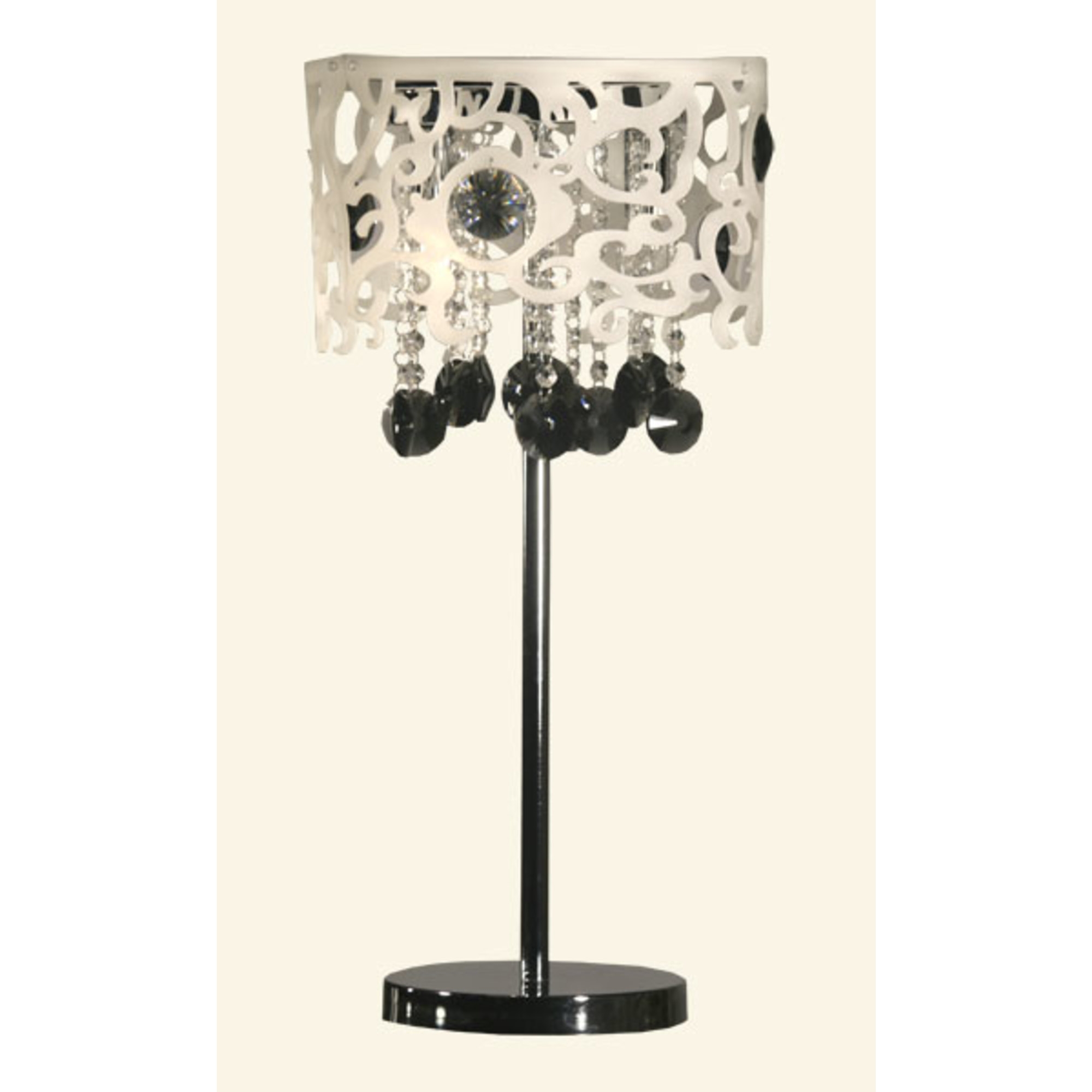 Table Lamp - Black and Silver