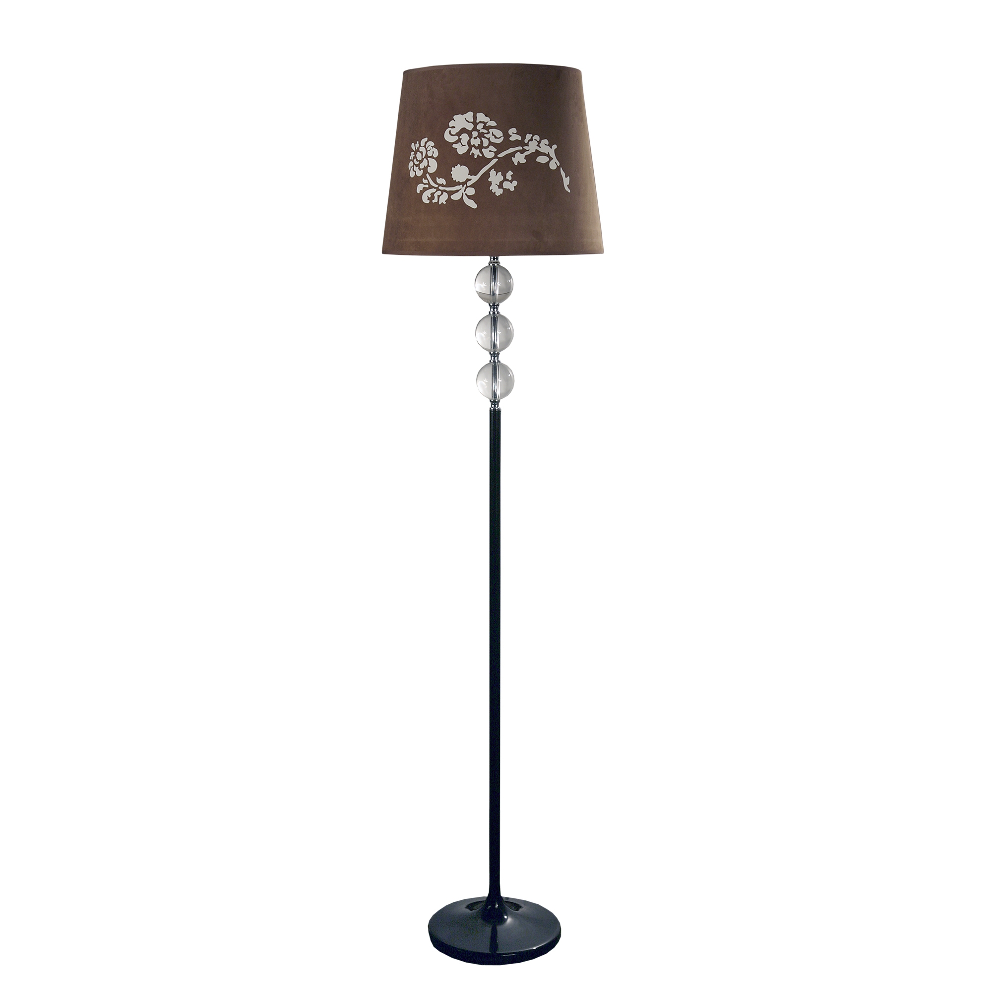 Contemporary Floor Lamp - Brown