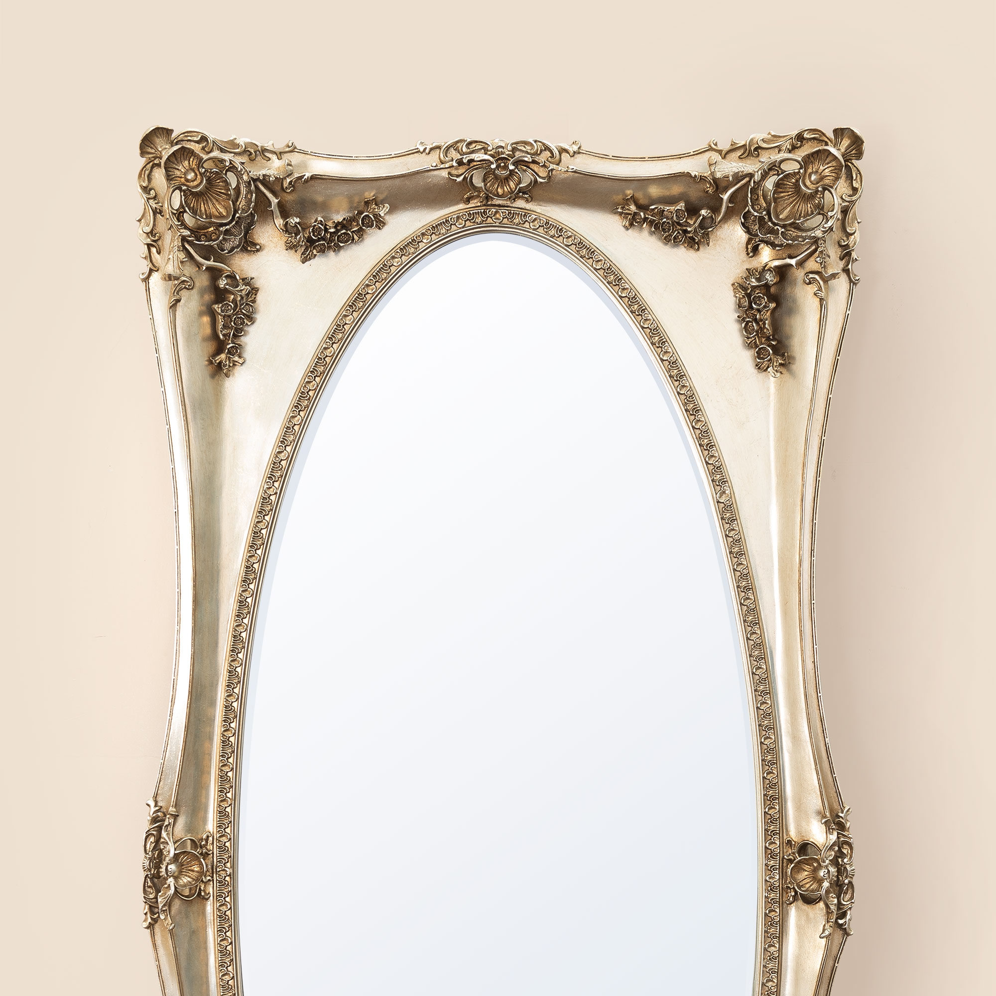 Beth Champagne Floor Mirror