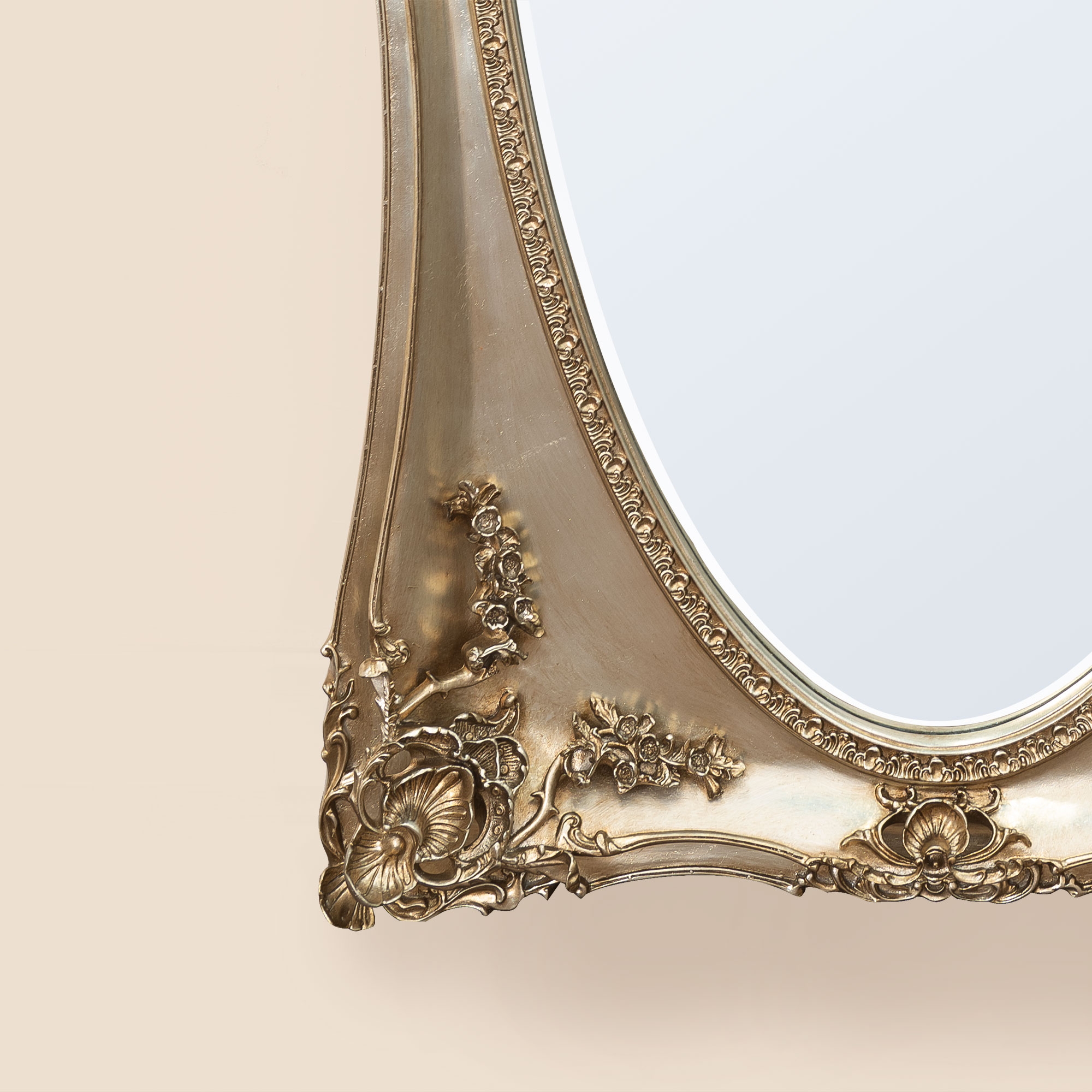 Beth Champagne Floor Mirror