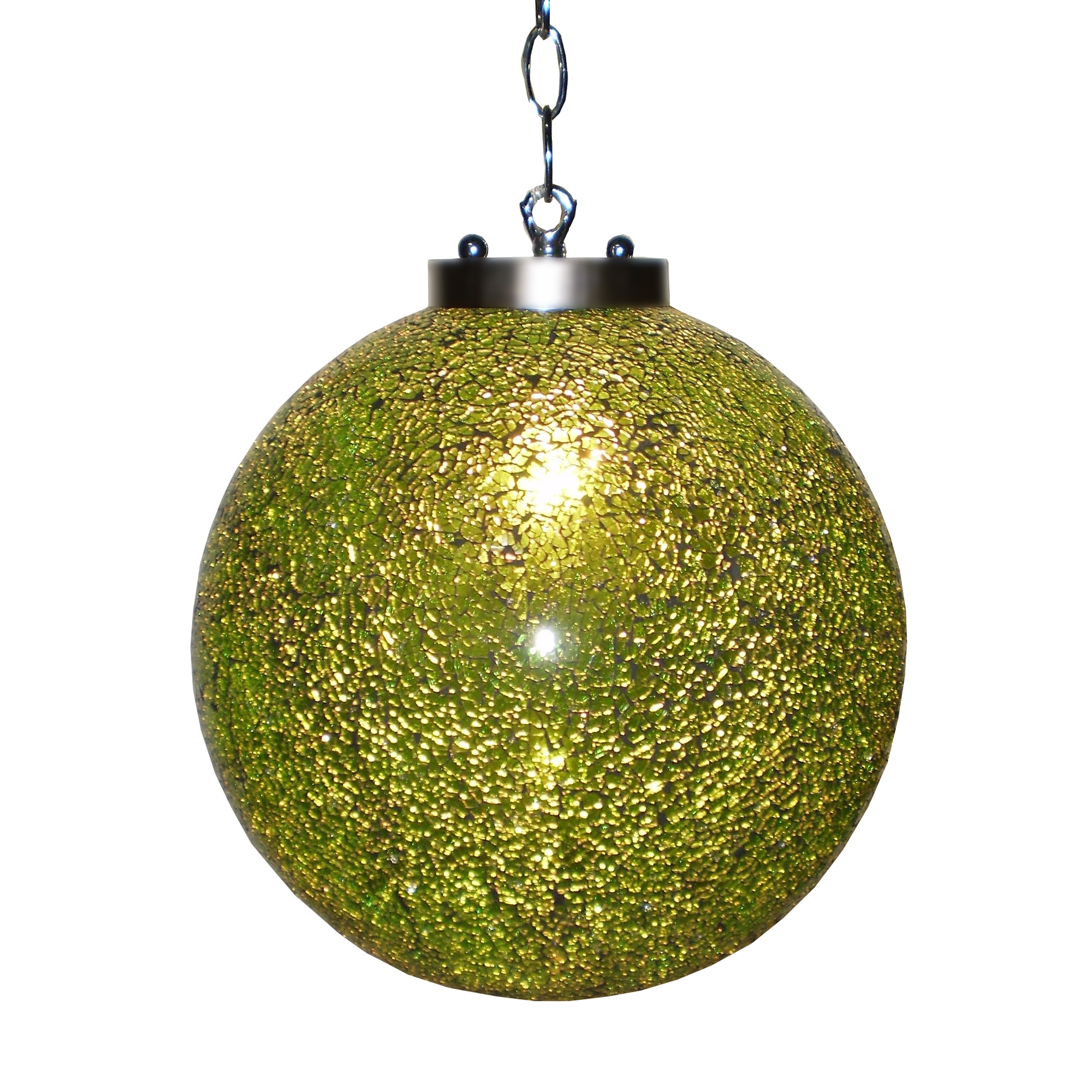 Sparkle Globe Ceiling Light - Green
