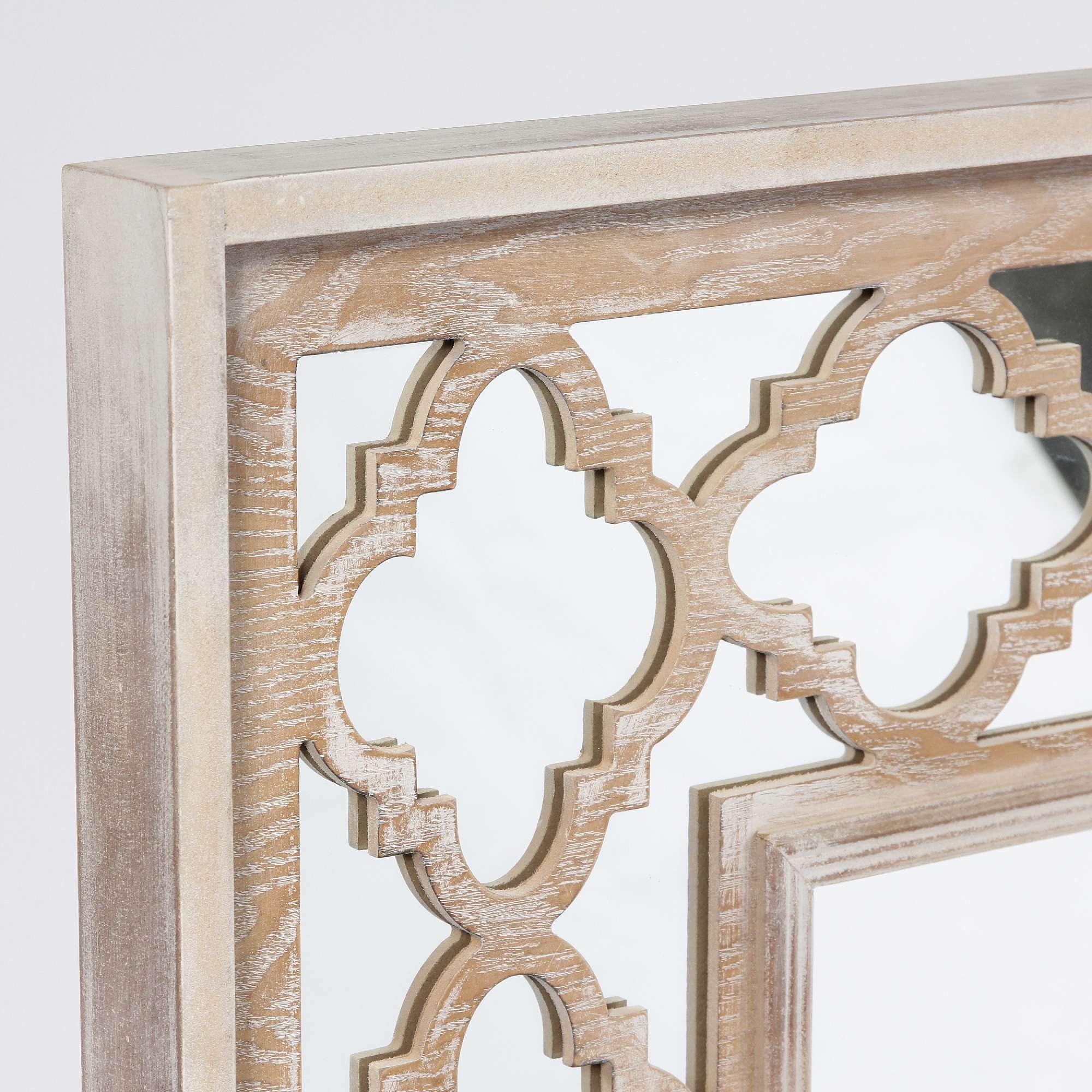 Wood Lattice Mirror