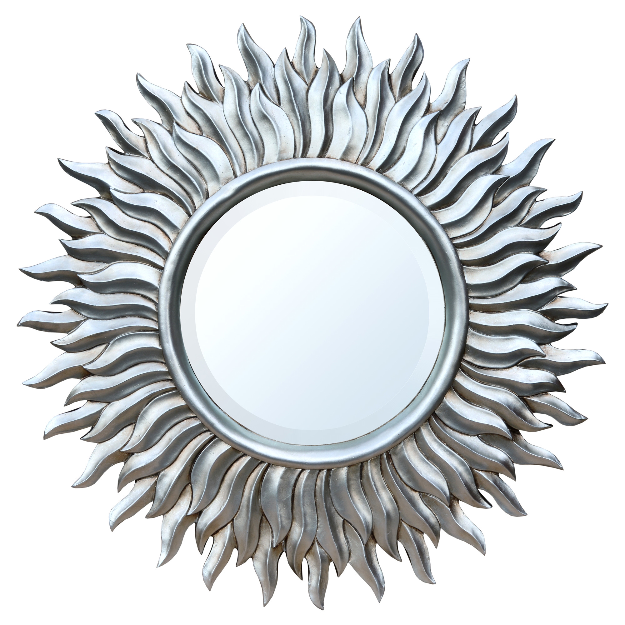 Silver Sunburst  Mirror